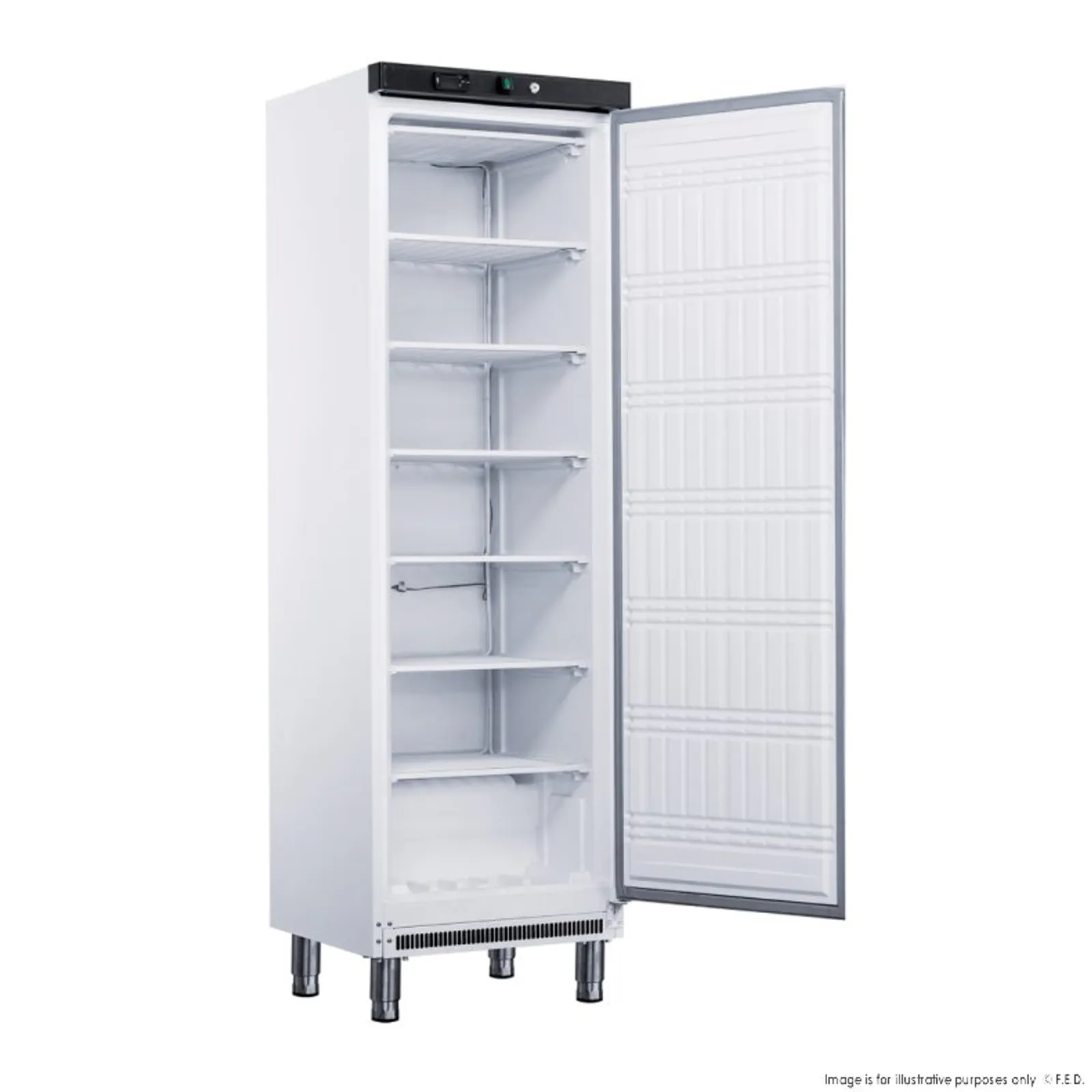 FED-X XF400SS - Stainless Steel Upright Static Freezer