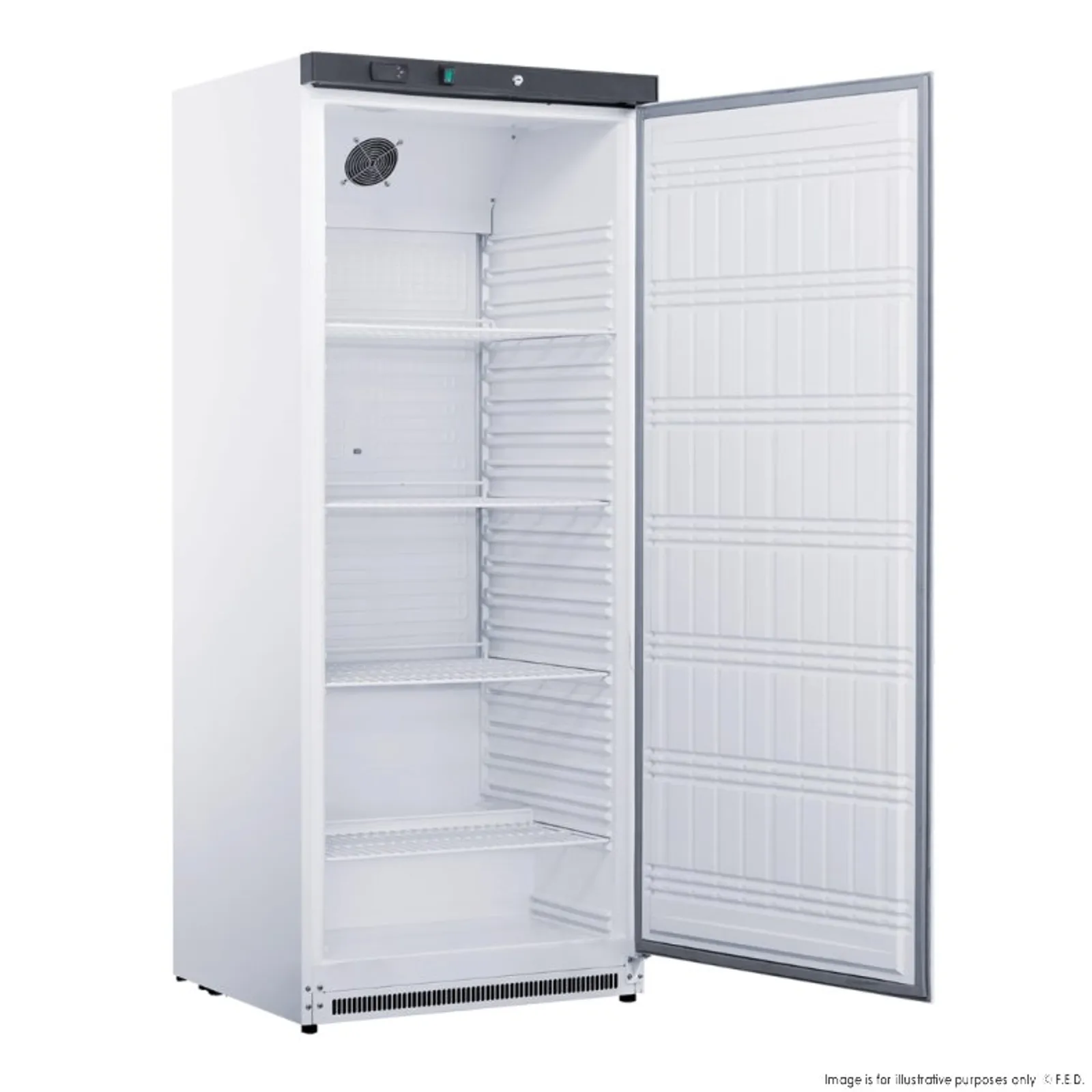 FED-X XR600SS - Stainless Steel Upright Static Fridge