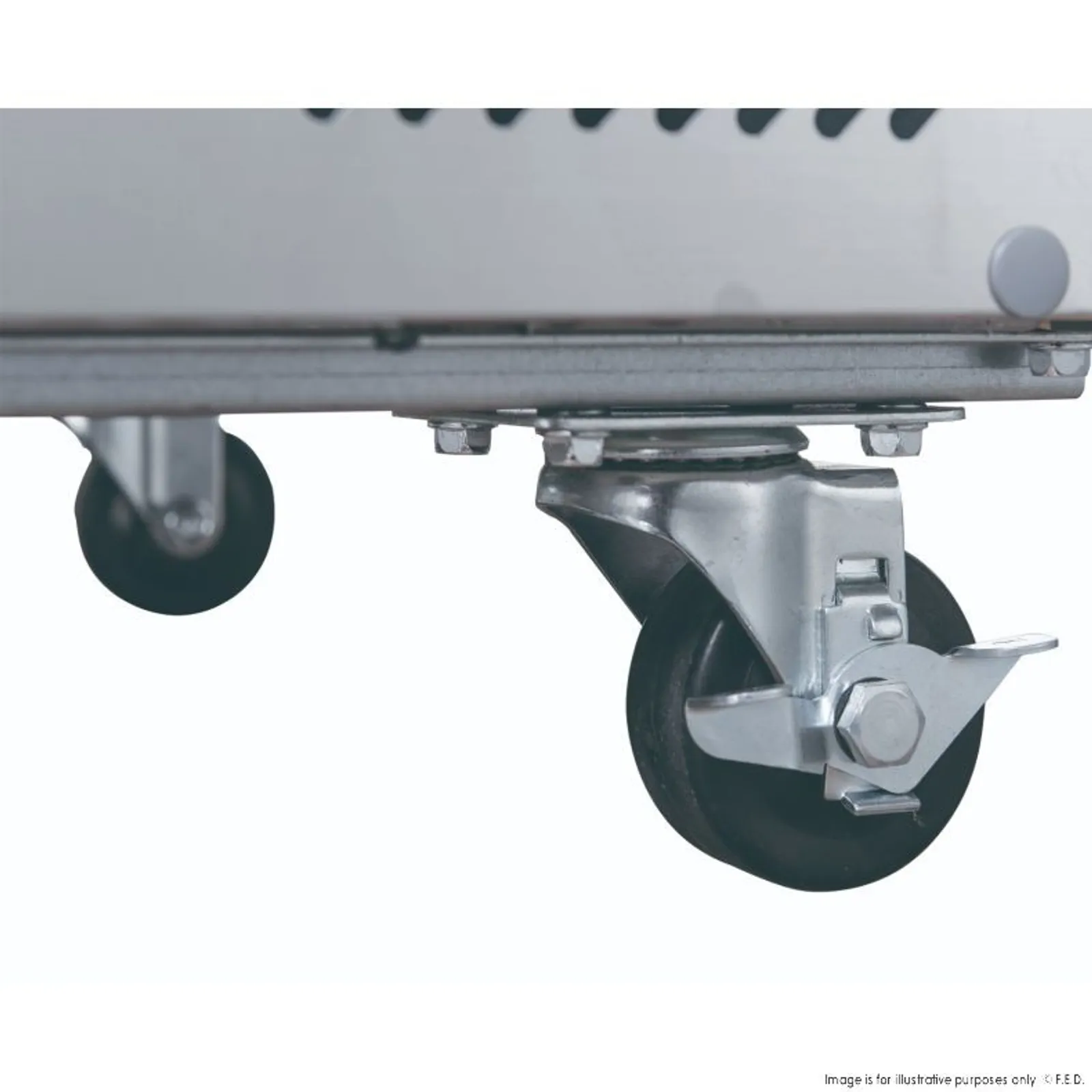 FED-X XGNS1300E - Three Door Salad Prep Fridge with Marble Top