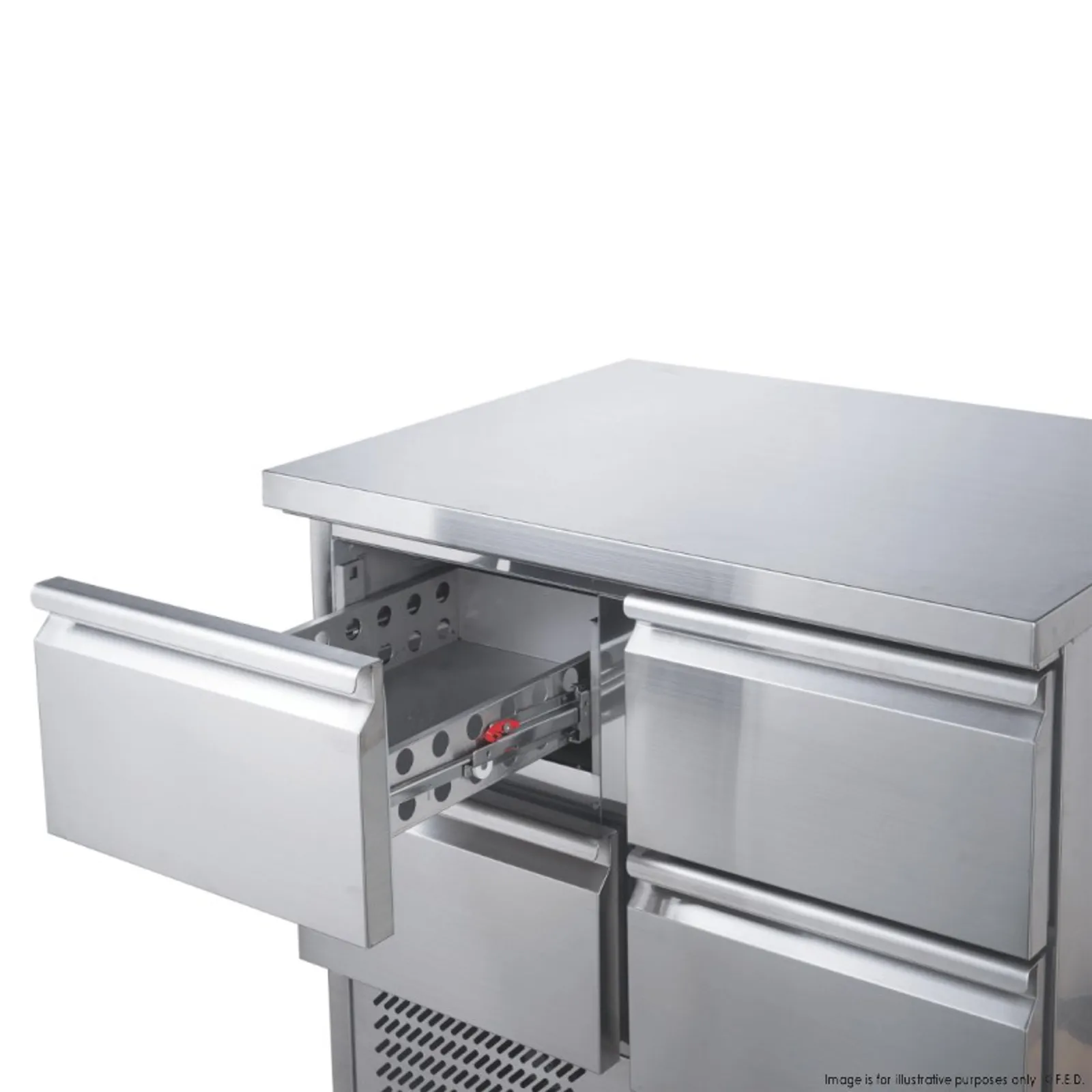 FED-X XGNS1300D-6D - Six Drawer Salad Prep Fridge