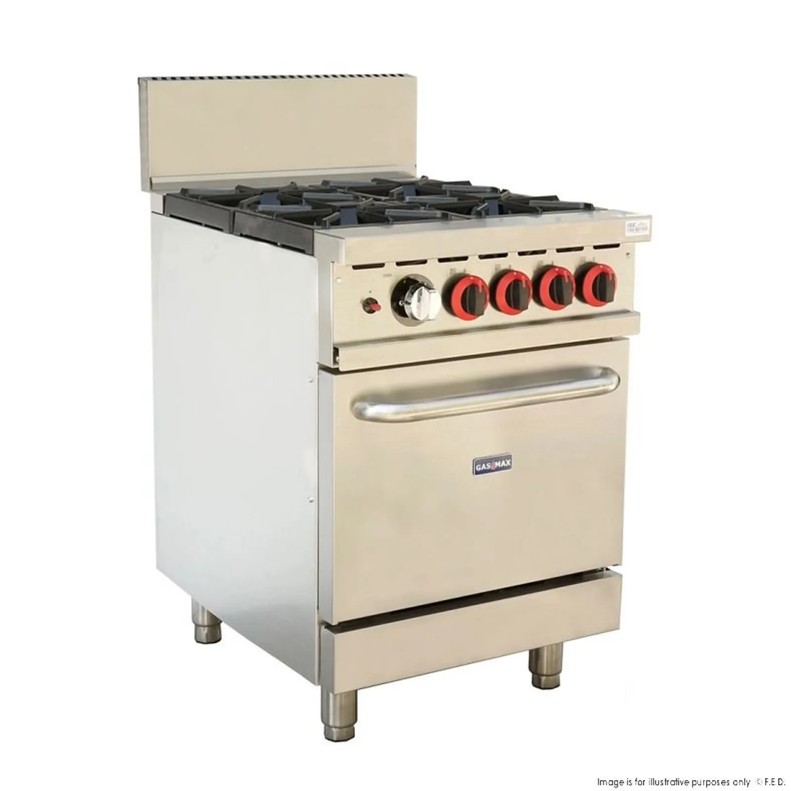 Gasmax GBS4TLPG - 4 Burner With Oven Flame Failure