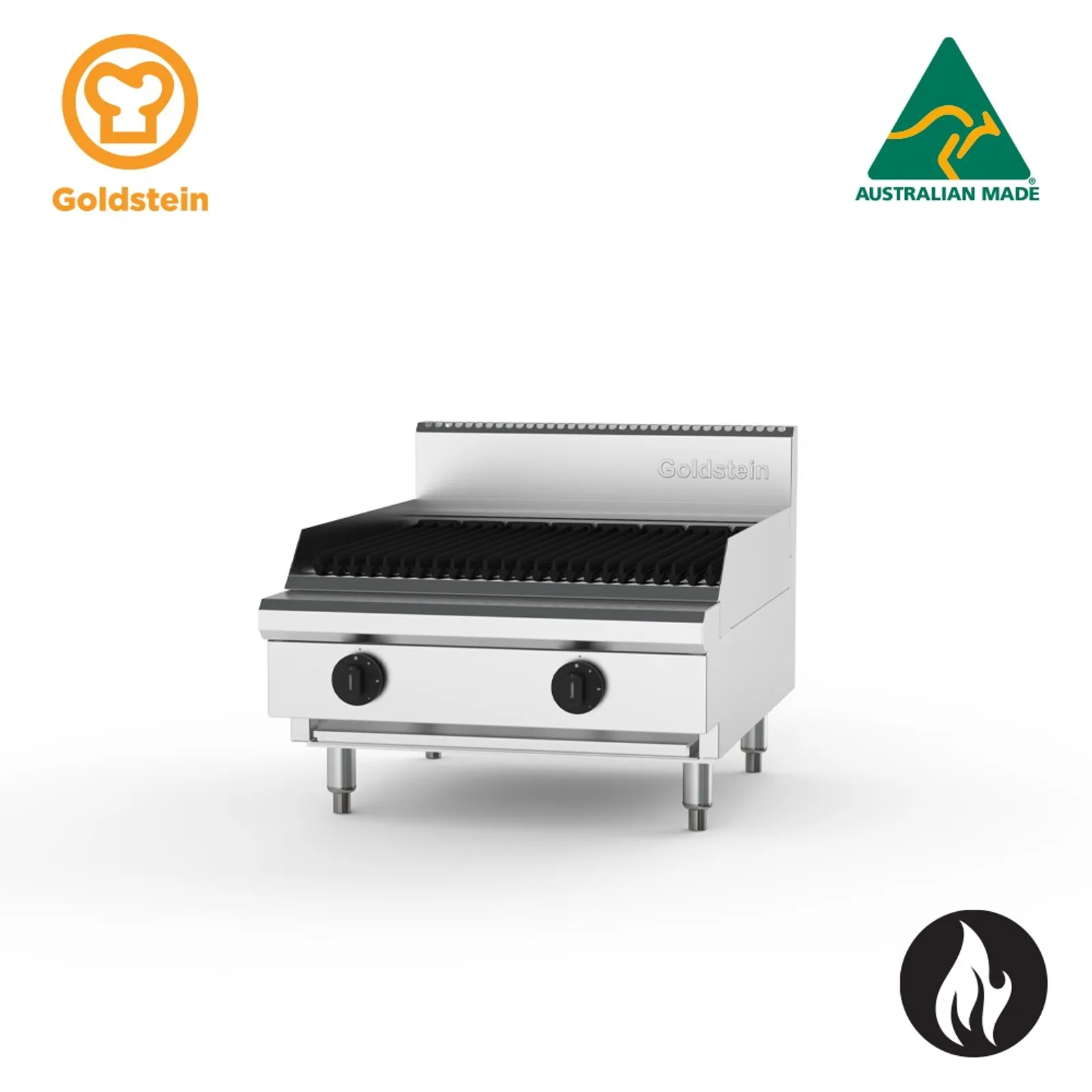 Goldstein BQG24-X - Radiant Gas 610mm Chargrill