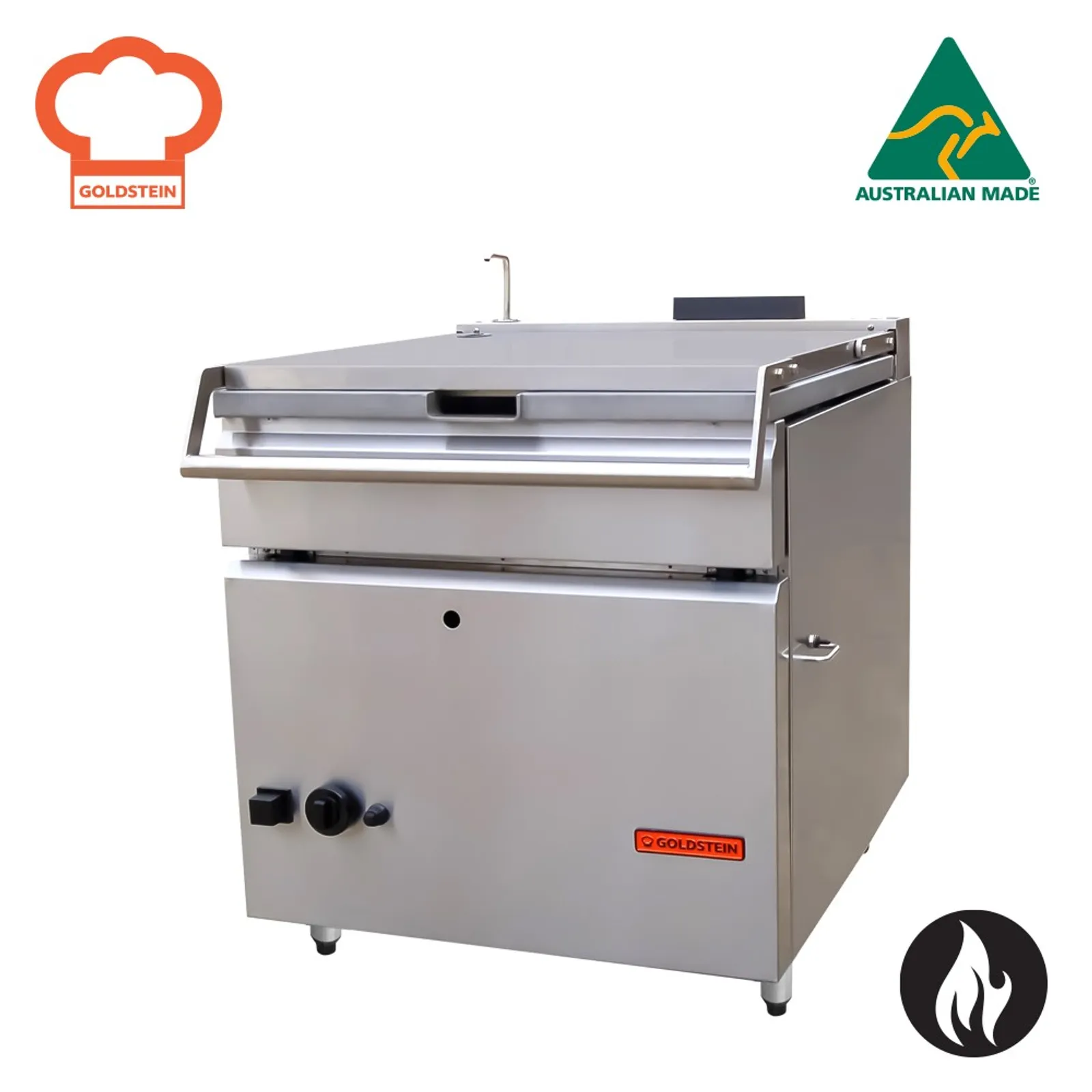Goldstein BPG65 - 65L Tilting Gas Bratt Pan