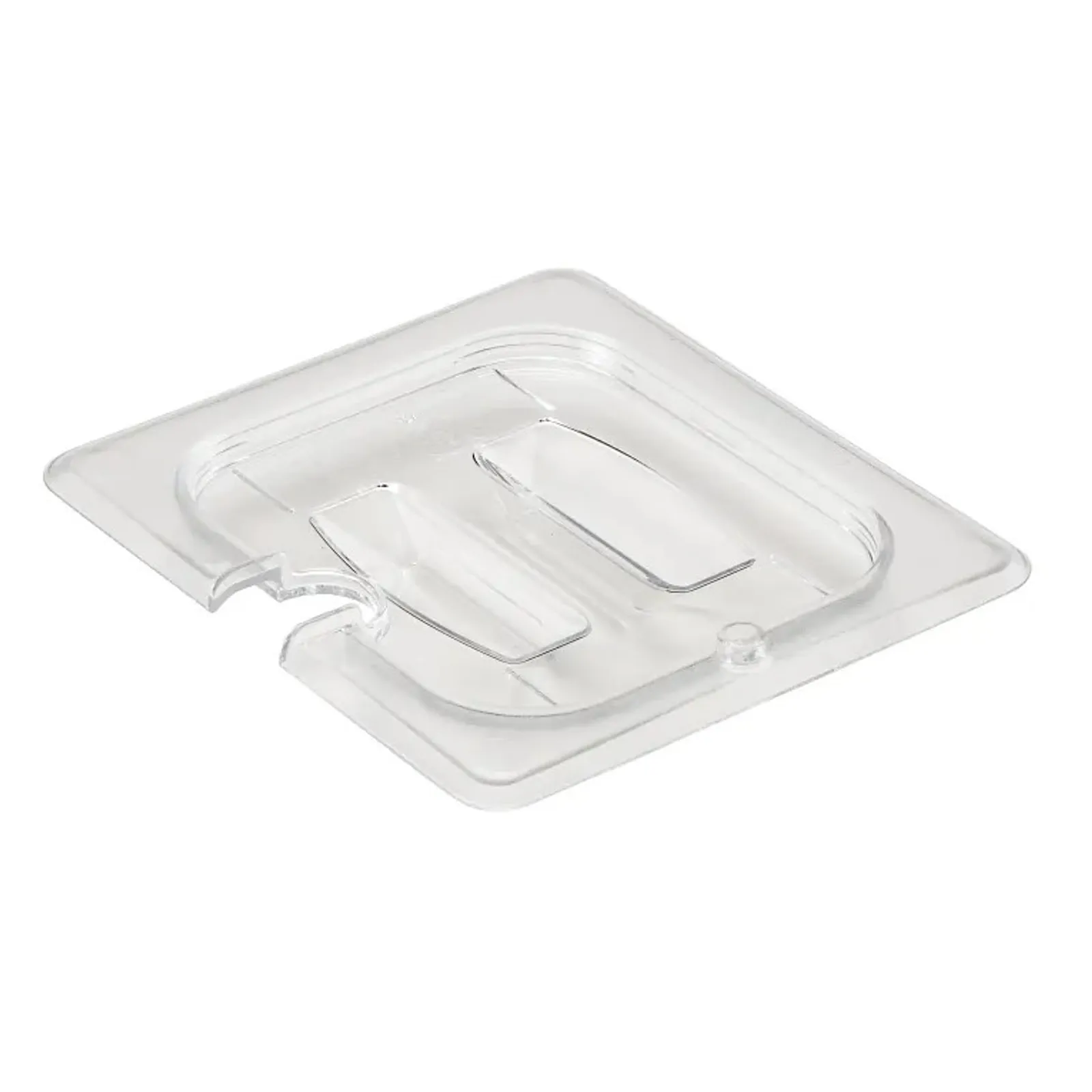 Cambro 60CWCHN135 - Camwear Notched Cover w/ Handle GN 1/6 - Clear