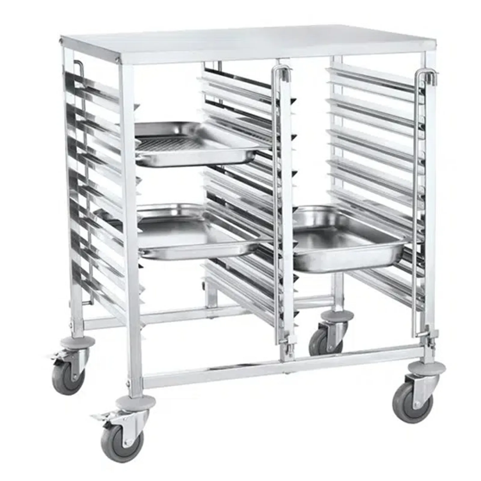 KH Ken Hands 97159 - KH Gastronorm Stainless Steel Pan Carrier Double 7 Tier