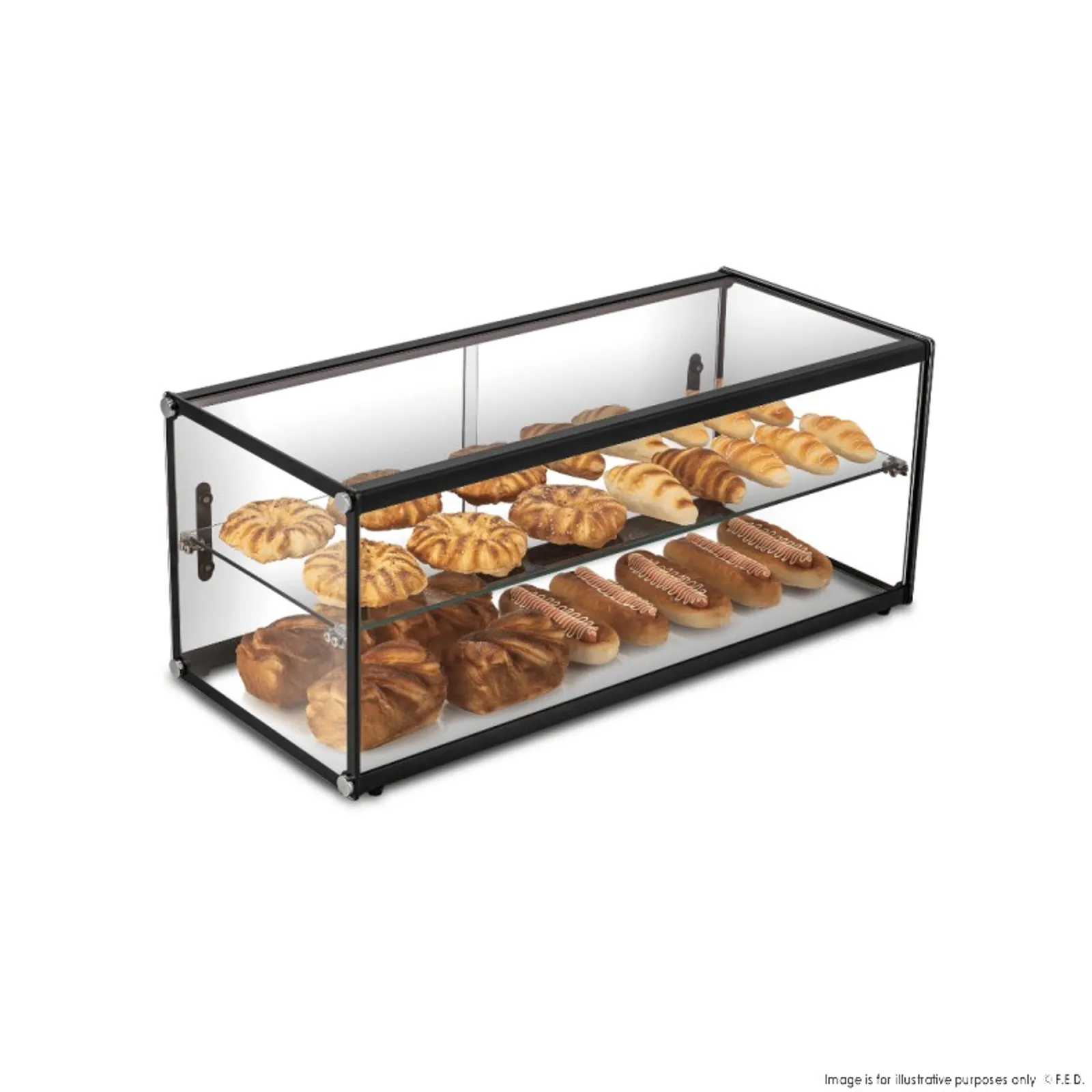 Bonvue AD2-900 - 120L Pre-assembled Two Layer Ambient Showcase