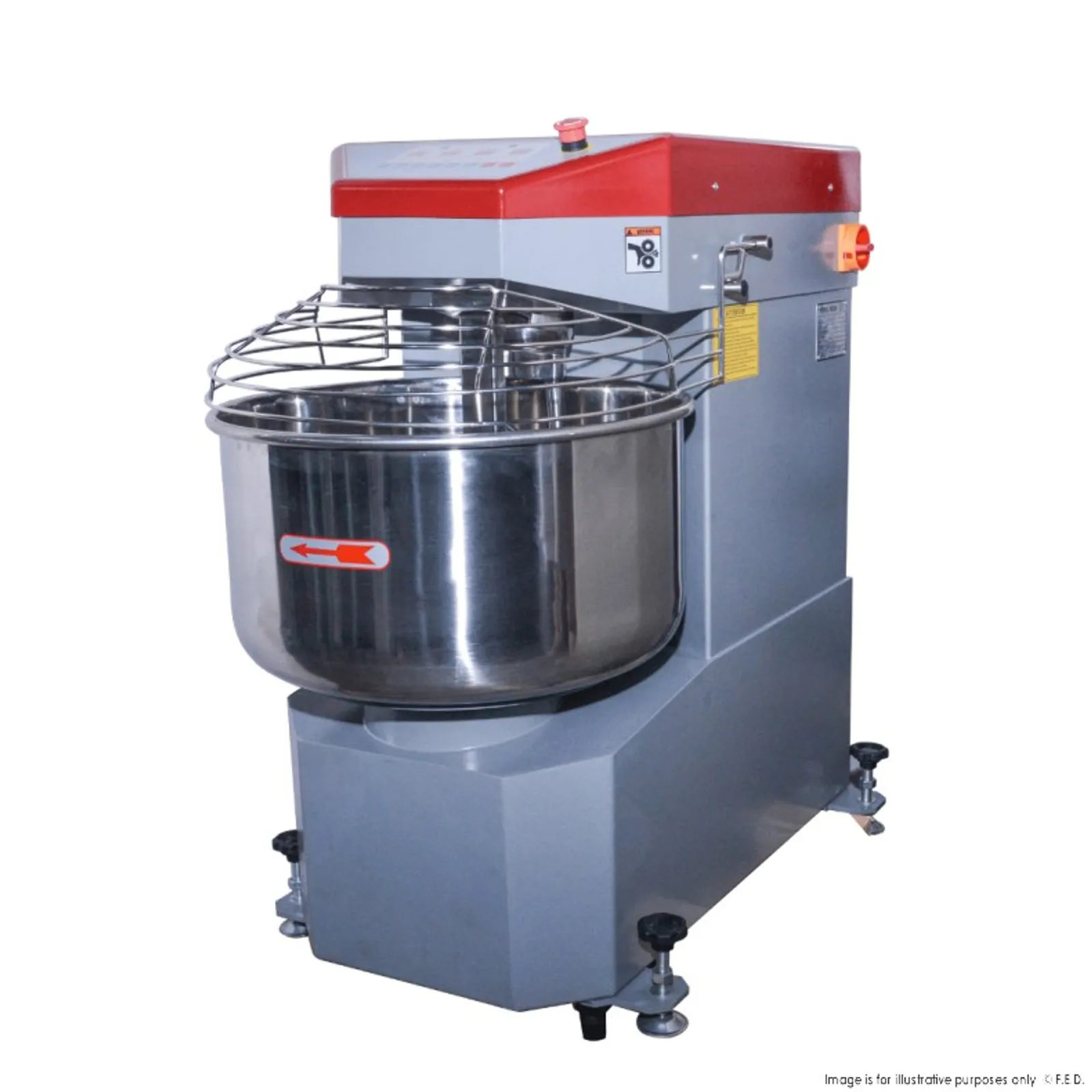 Tyrone SCP66 - Fixed Head Heavy Duty 66L Spiral Mixer