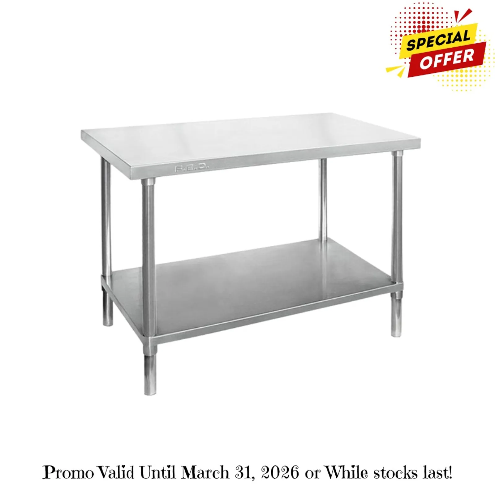 Modular Systems WB7-1200/A - Stainless Steel Workbench