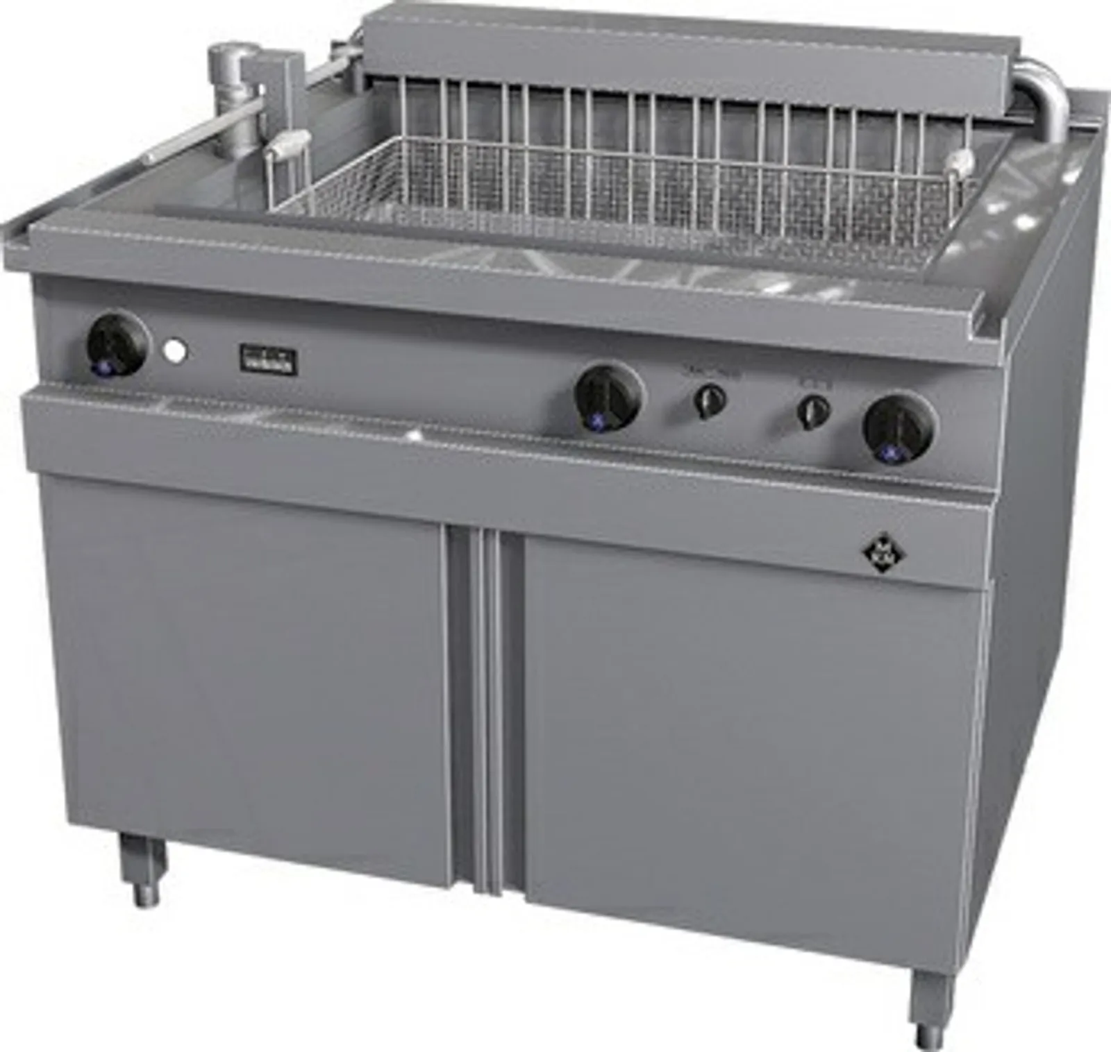 MKN 10010520 - Electric Industrial Deep Fat Fryer w/ Lifting Device Left Side