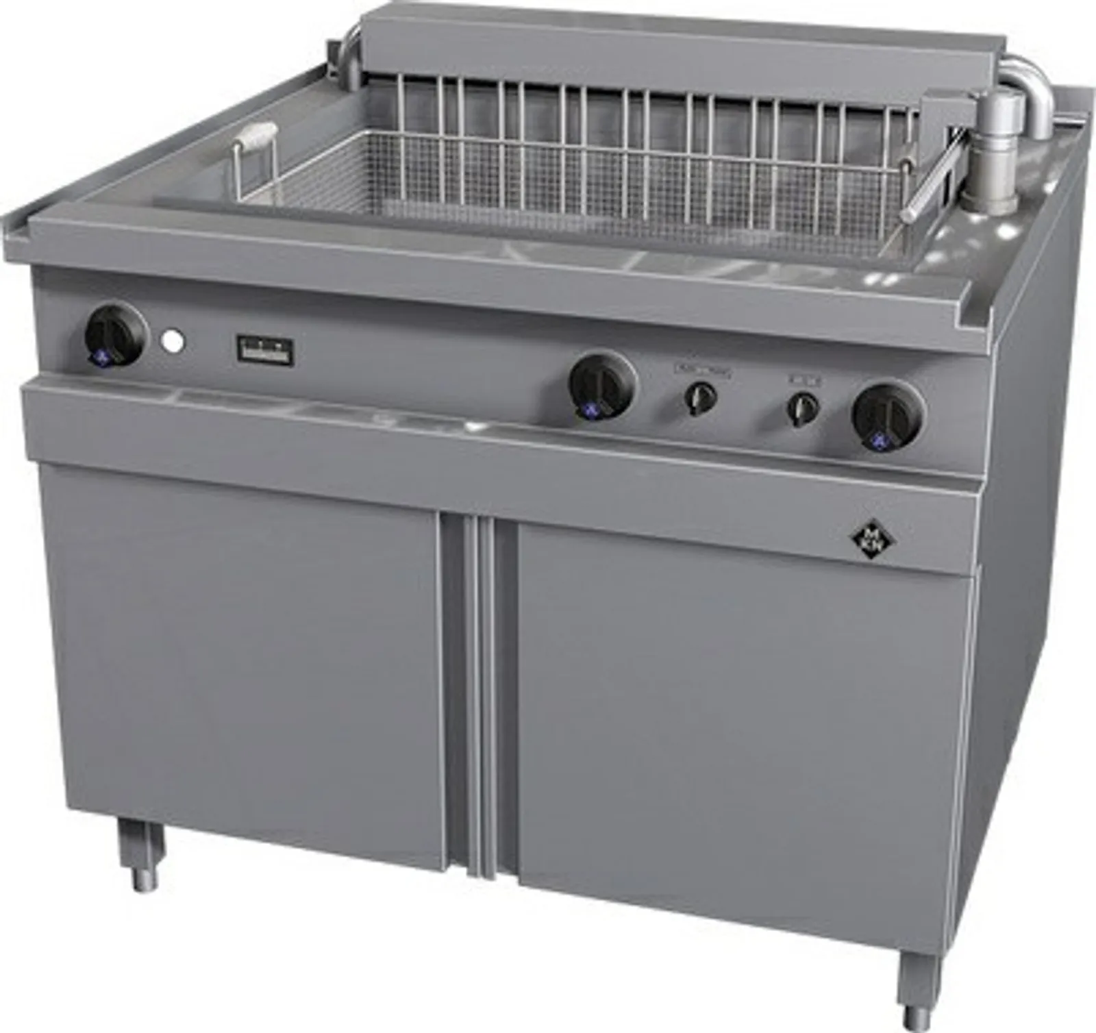 MKN 10012739 - Electric Industrial Deep Fat Fryer w/ Lifting Device Right Side