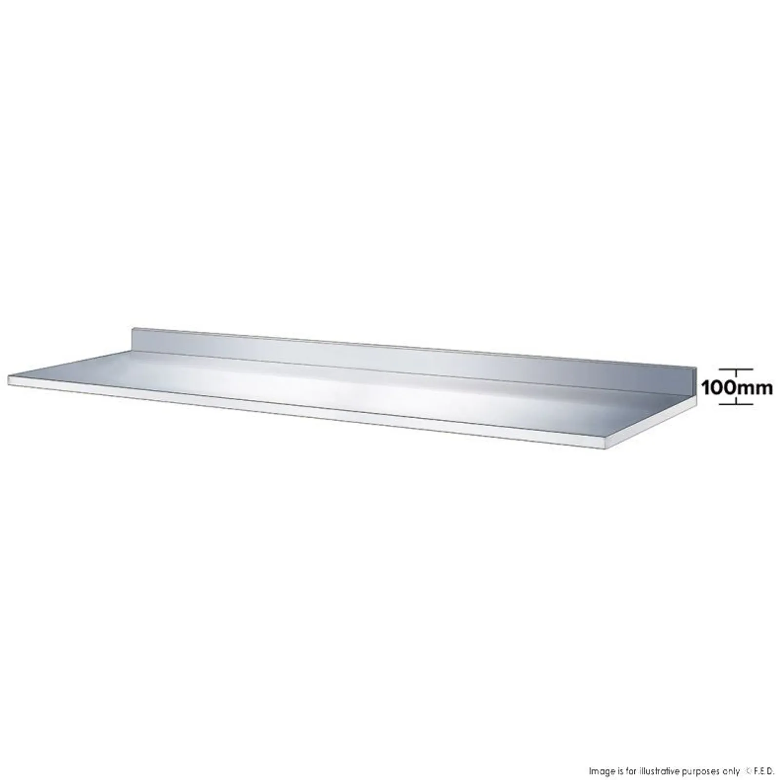 FED-X XUB74-WBB - Splash Back Top Panel for X Range 4 Door 700mm