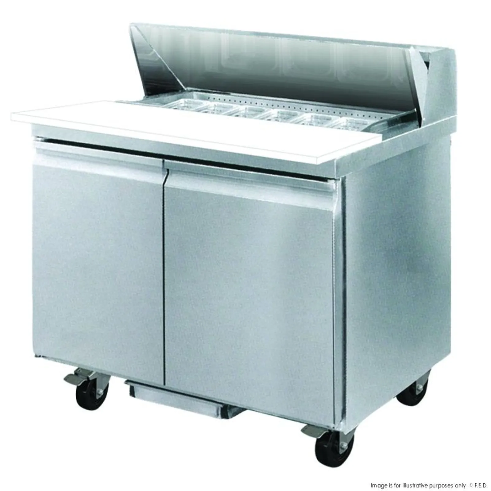 Thermaster SLB120 - Two door Sandwich Bar