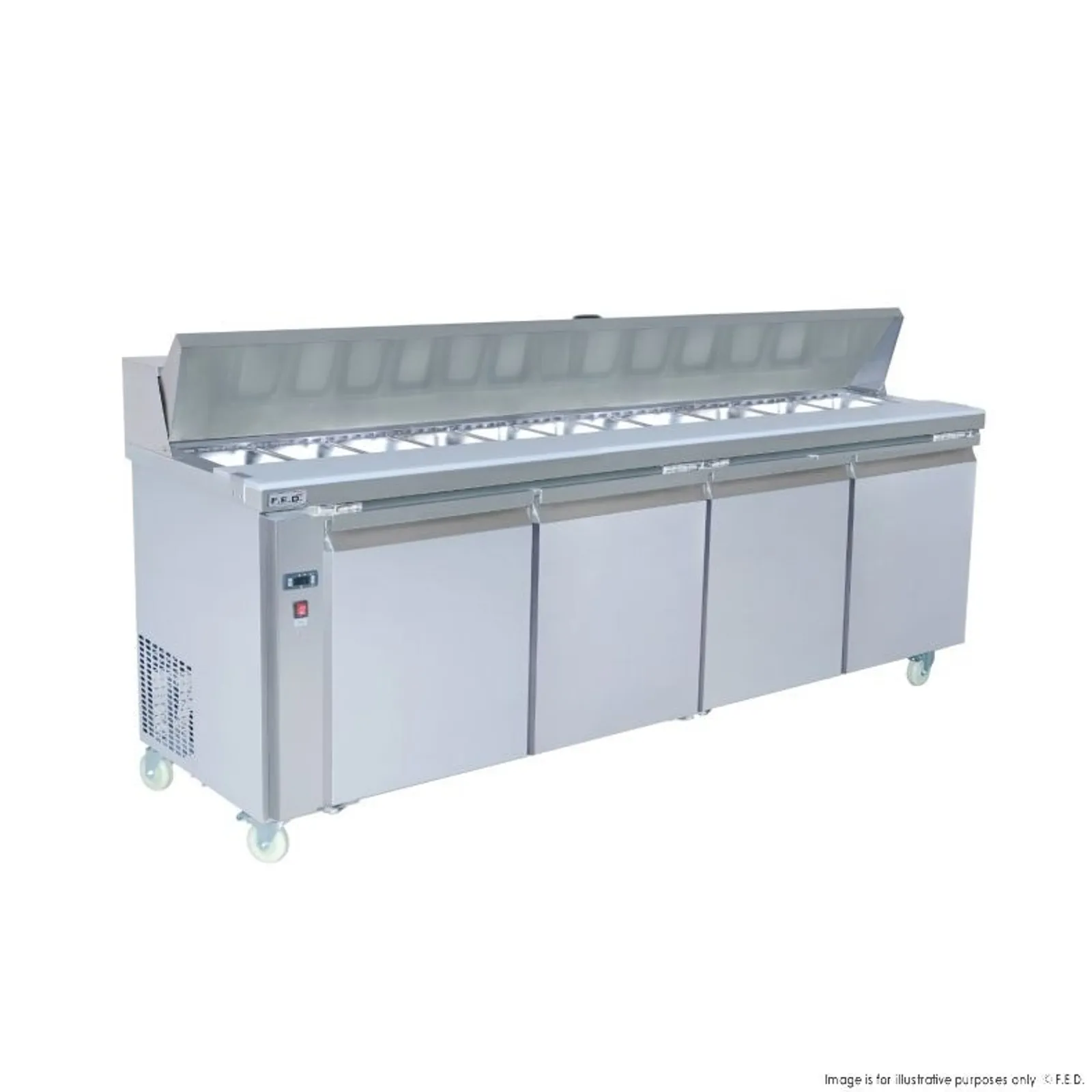 Thermaster SLB240 - Four door Sandwich Bar