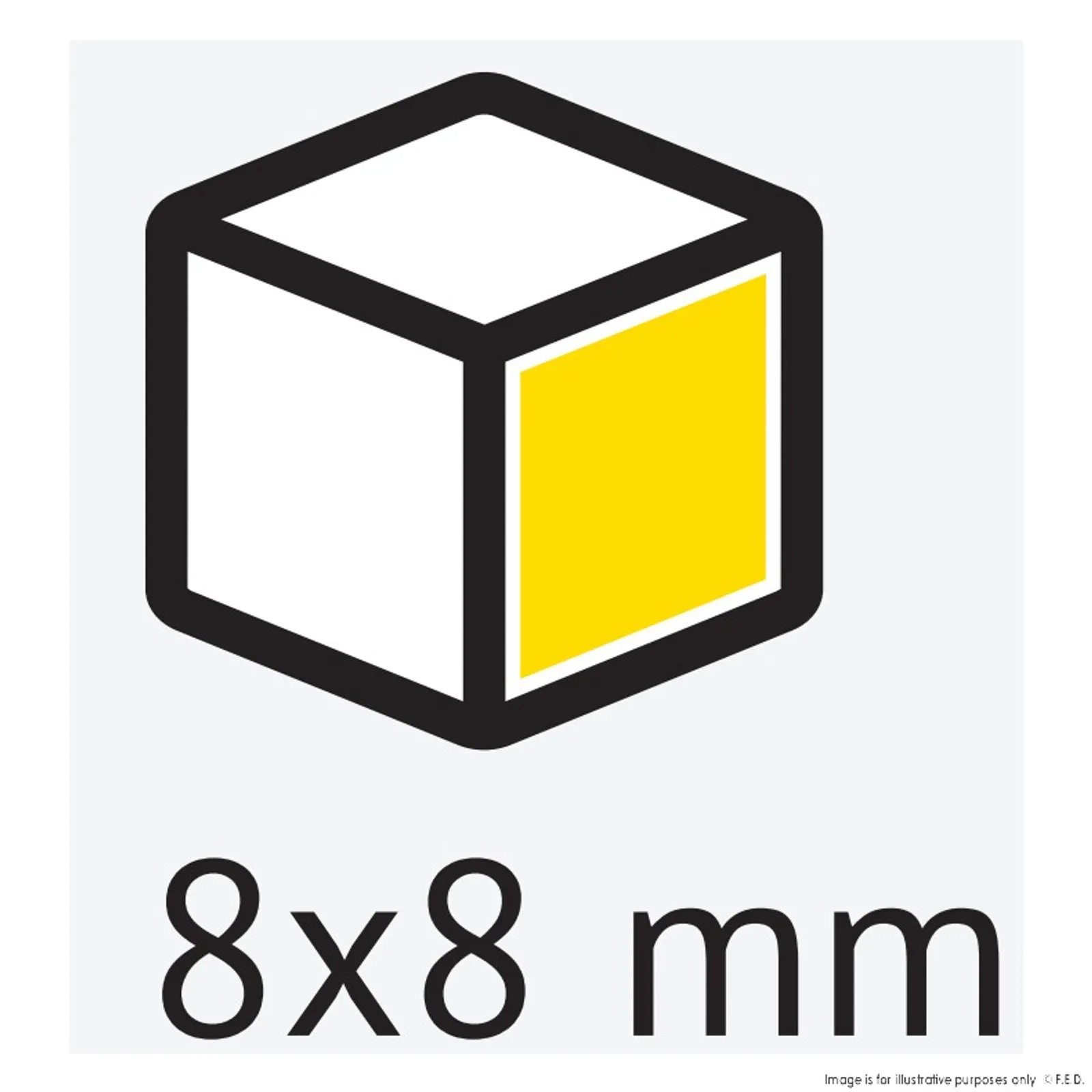 Dito Sama DS650224 - P4U Dicing Kit 8mm Aluminium Slicer & Grid