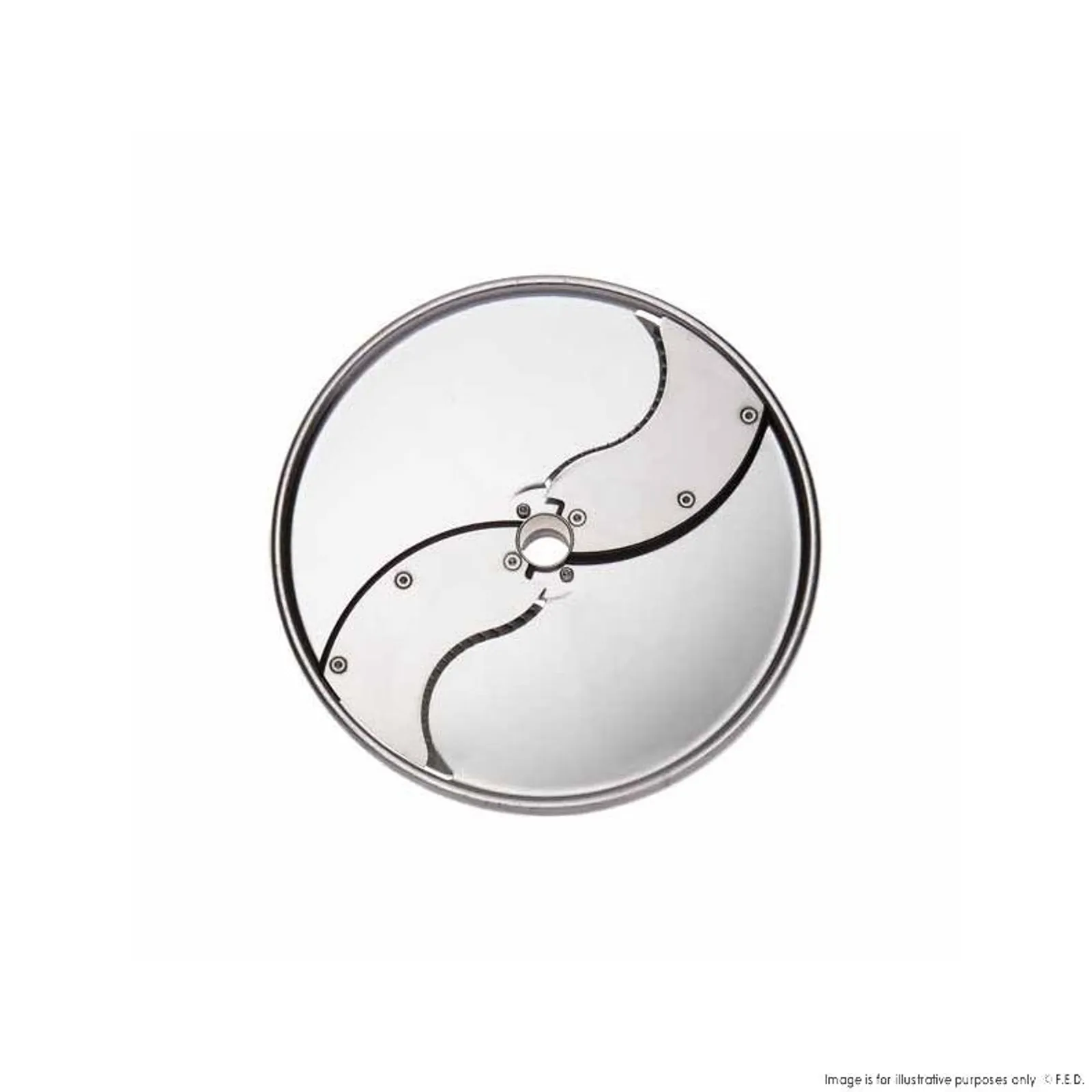 Dito Sama DS650077 - Stainless Steel Shredding Disc With S-Blades 4X4 Mm