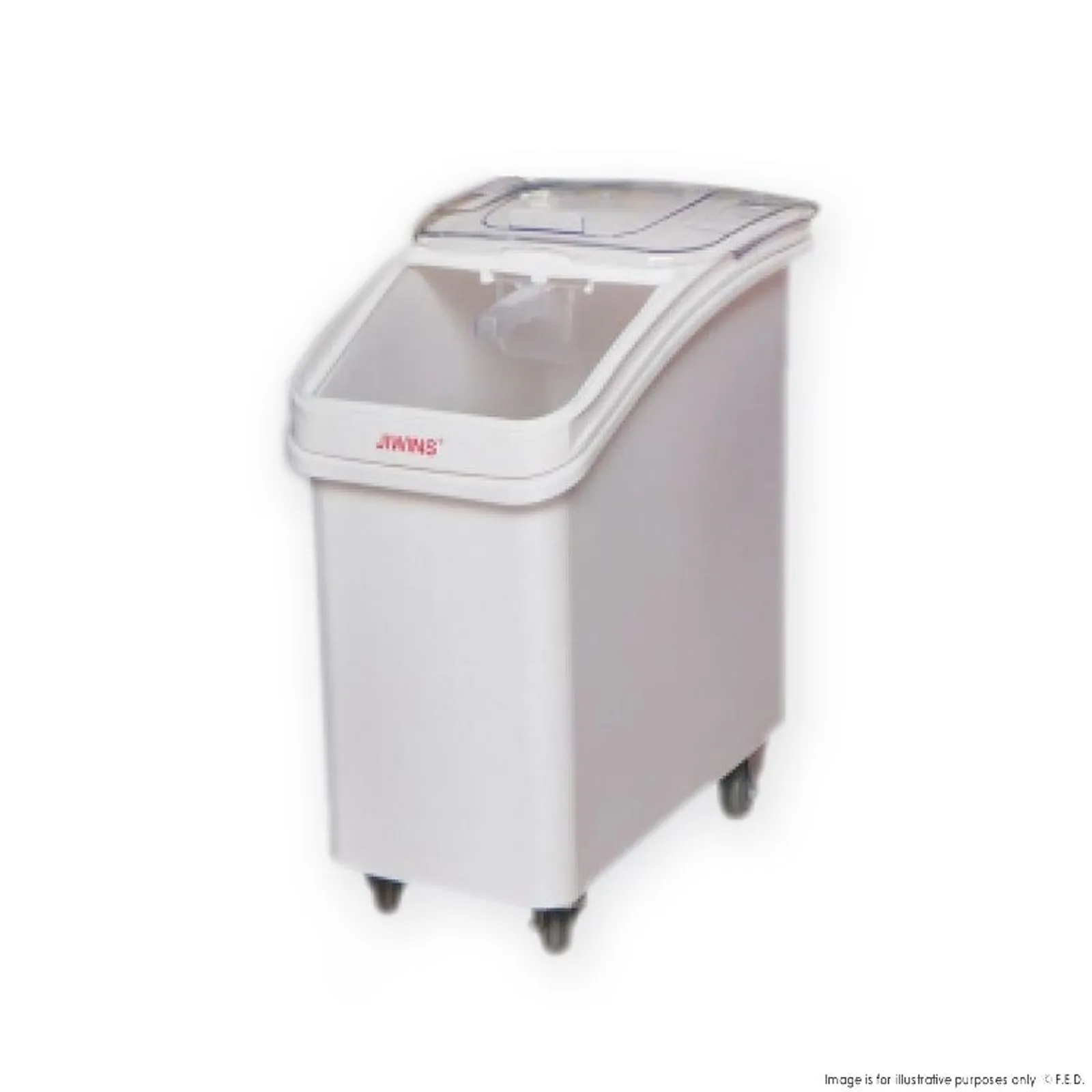 Fed JW-S102 - Food and Ingredients Bin on Castors 102L
