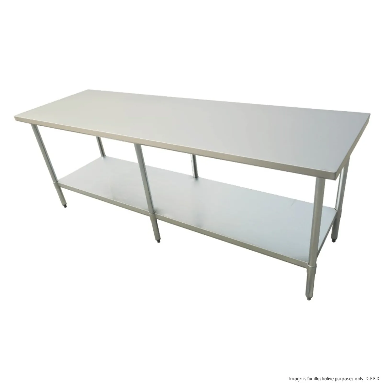 Modular Systems 2100-6-WB - Economic 304 Grade Stainless Steel Table