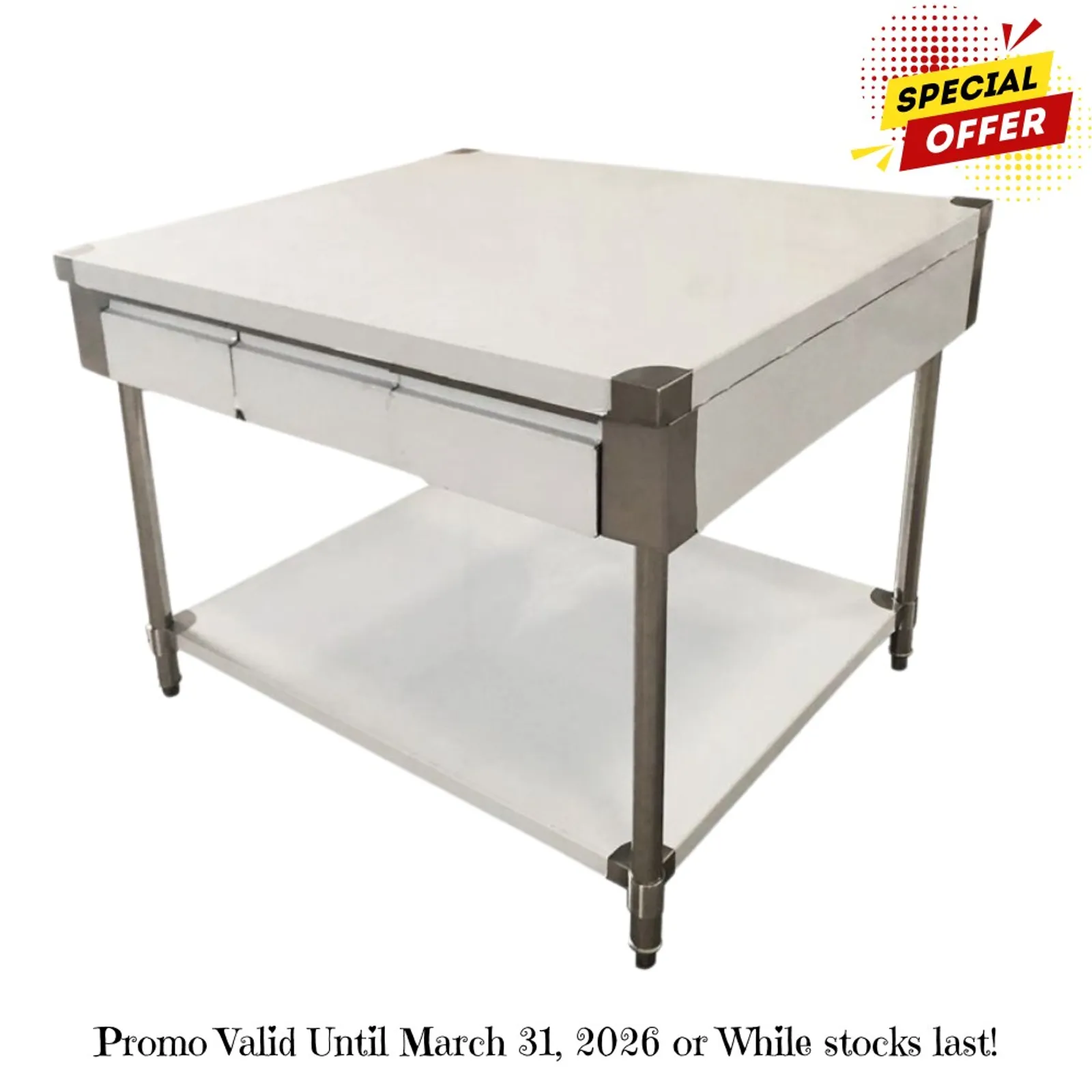 Modular System SWBD10-1500 - Workbench with 3 Drawer Each Side