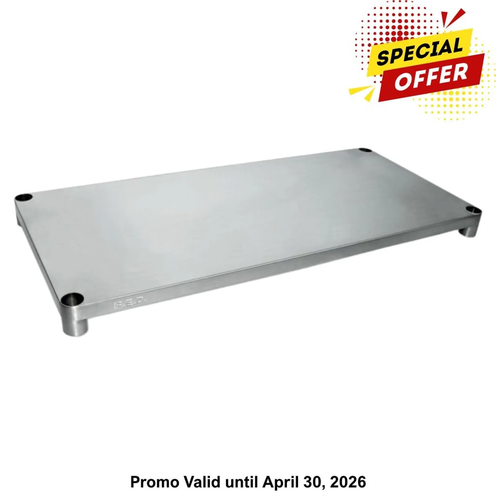 Modular System SUS6-1200/A - Solid Undershelf for Premium Range