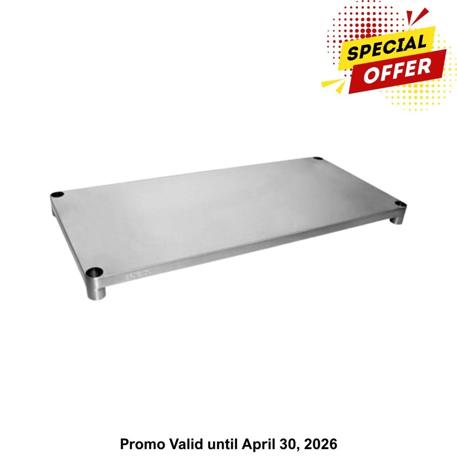 Modular System SUS7-0900/A - Solid Undershelf for Premium Range