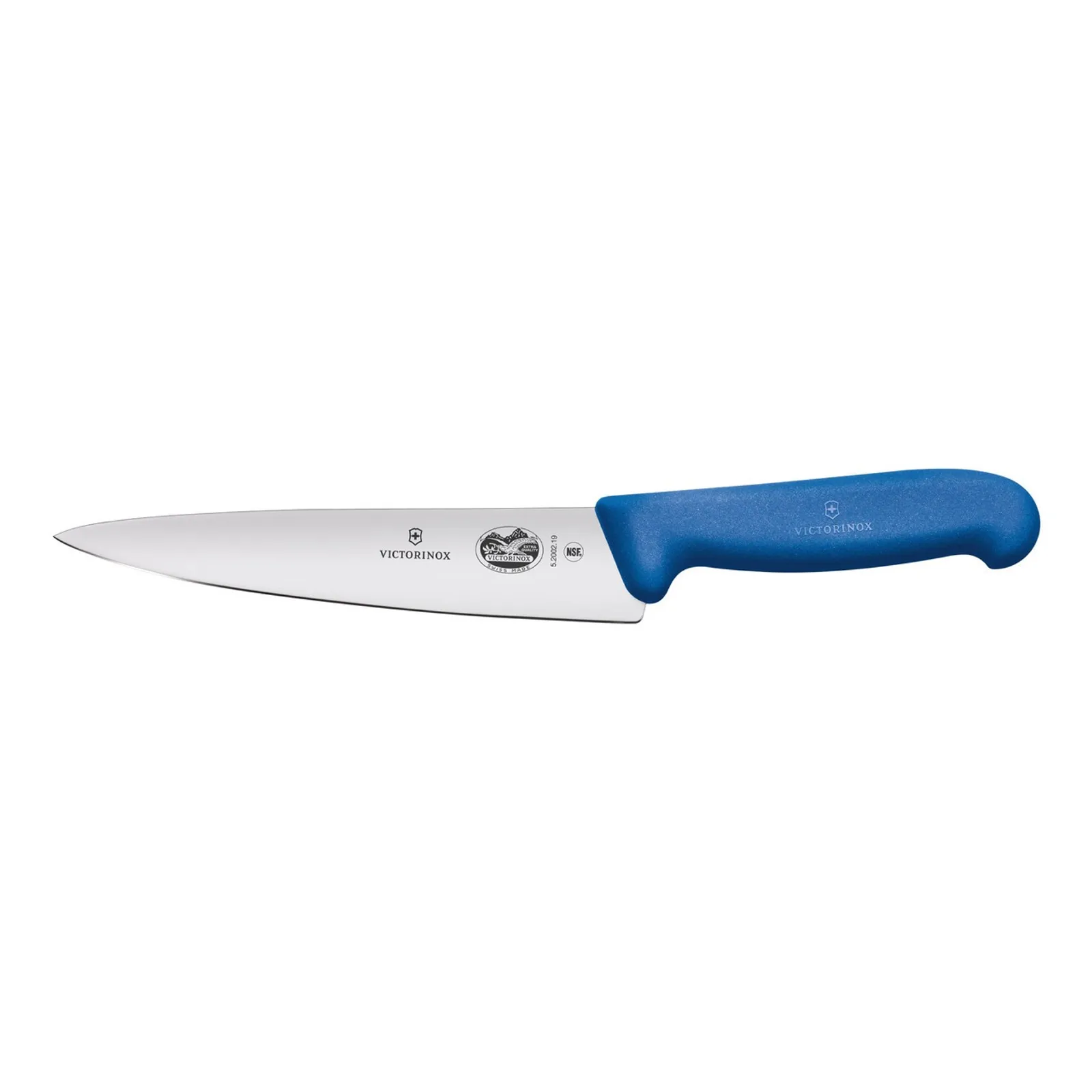 Victorinox 5.2002.19 - Cooks - Carving Knife, 19cm, Fibrox - Blue