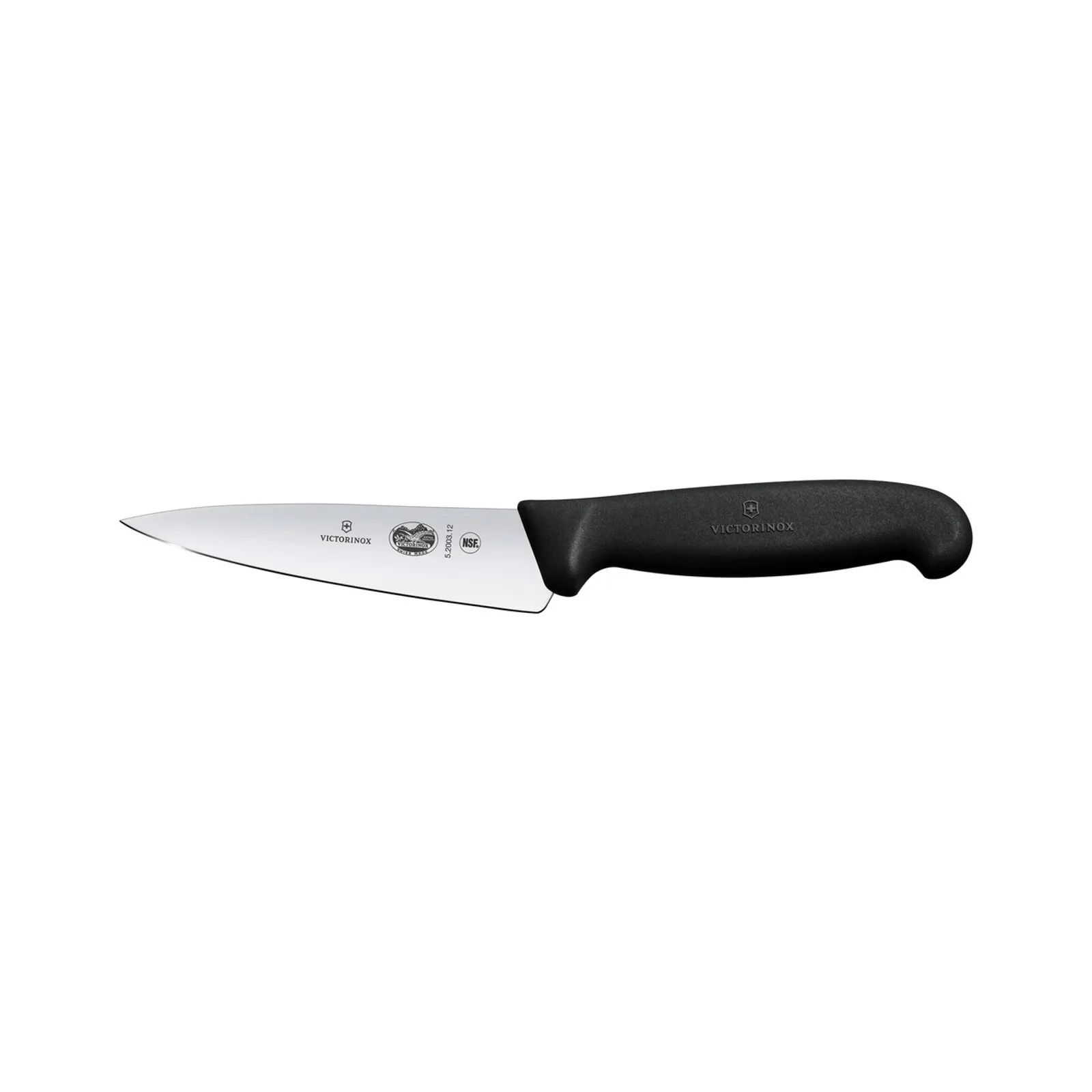 Victorinox 5.2003.12 - Cooks - Carving Knife, 12cm, Fibrox - Black
