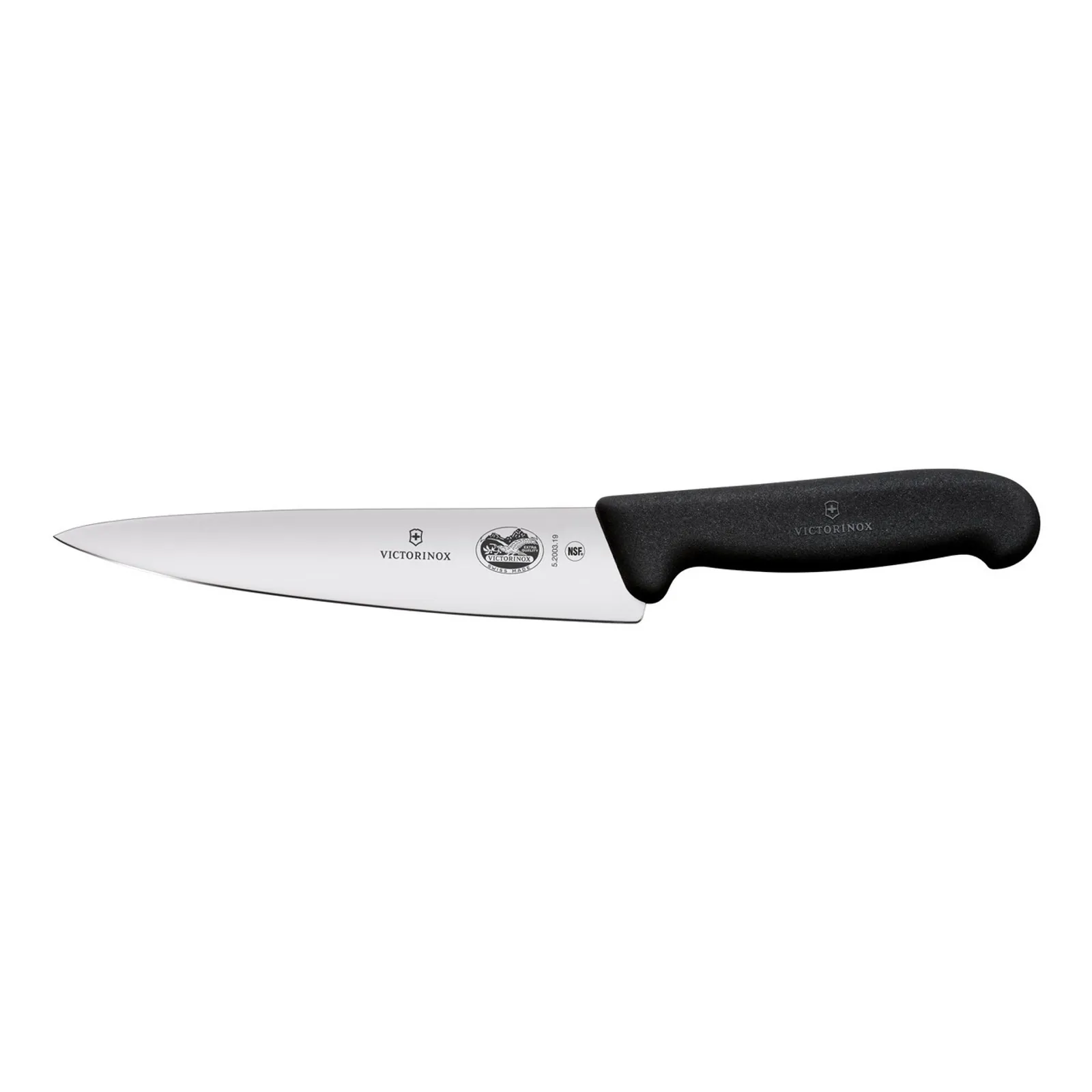 Victorinox 5.2003.19 - Cooks - Carving Knife, 19cm, Fibrox - Black