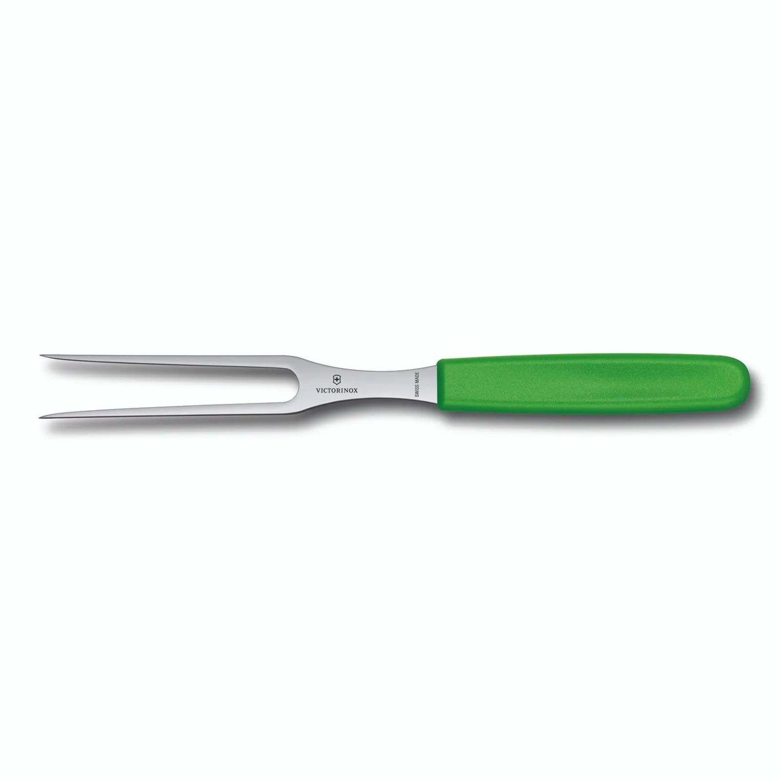 Victorinox 5.2106.15L4B - Carving Fork,15cm, Flat Tines, Nylon, Hang Sell - Green