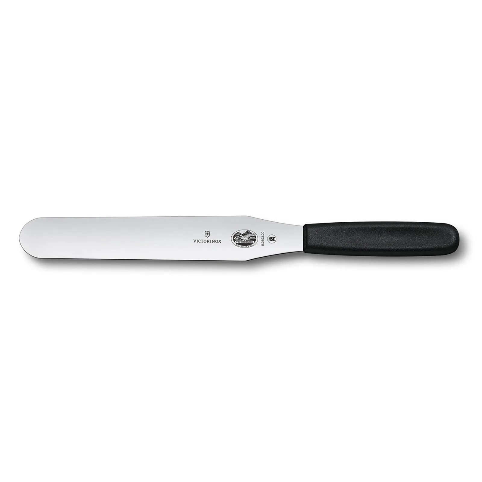 Victorinox 5.2603.25 - Spatula, 25cm, Flexible Straight Blade, Nylon - Black