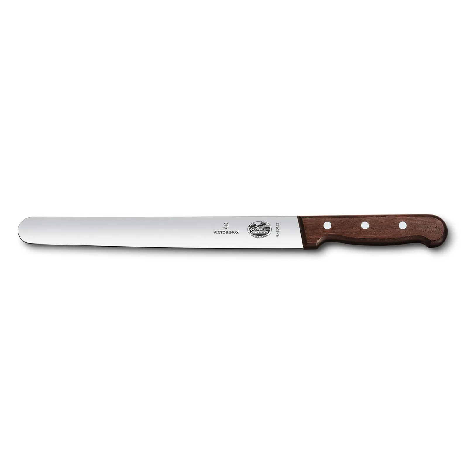 Victorinox 5.4200.30 - Slicing Knife, 30cm Round Plain Edge - Wood
