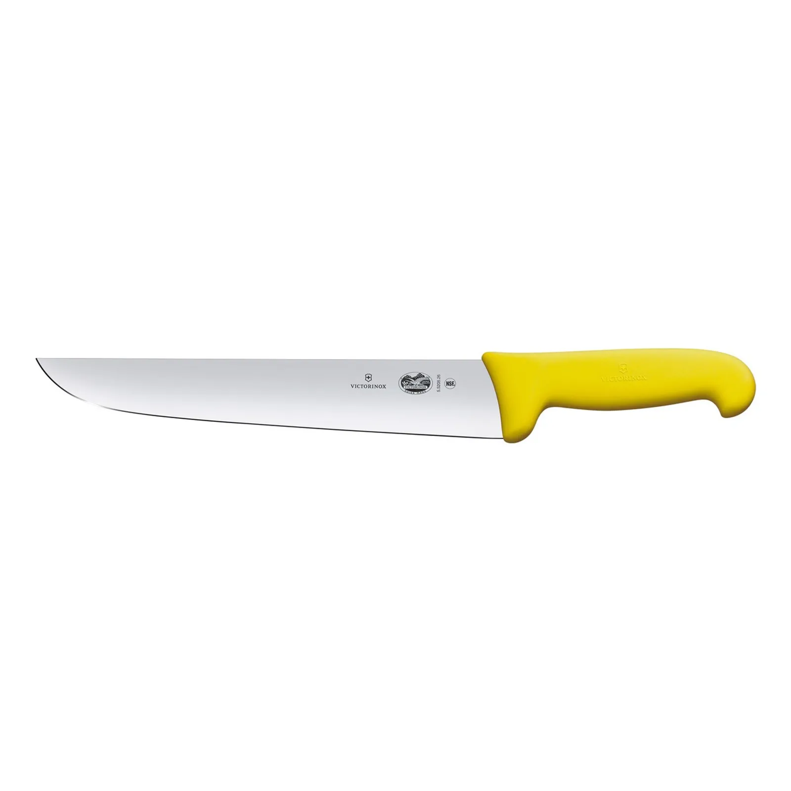 Victorinox 5.5208.16 - Butchers Knife, 16cm, Straight Back Blade, Fibrox - Yellow