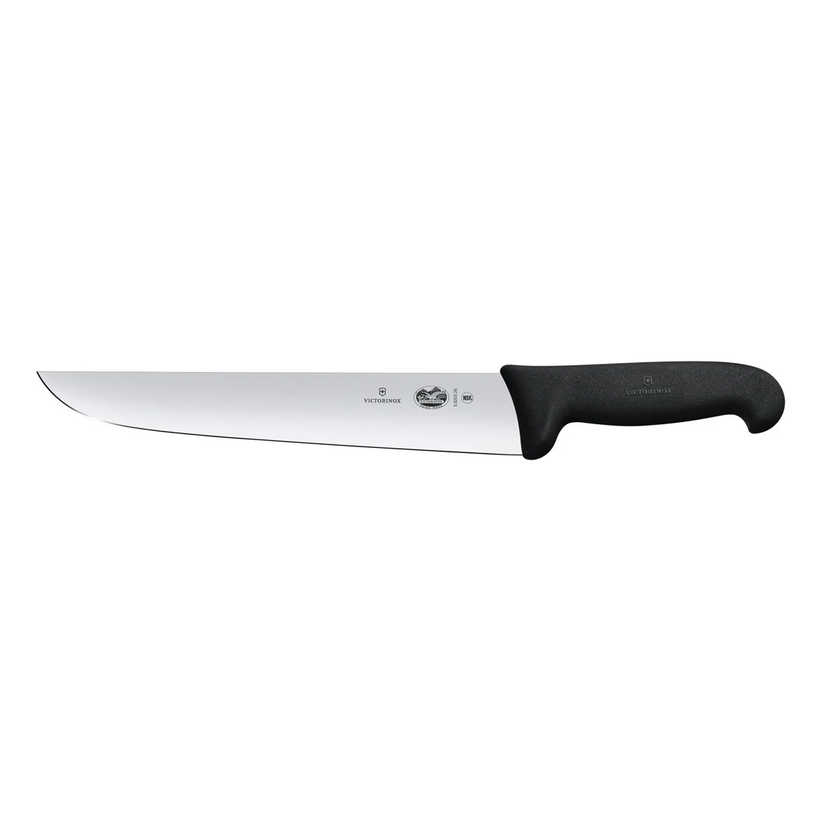 Victorinox 5.5203.23 - Butchers Knife, 23cm, Straight BackBlade, Fibrox - Black