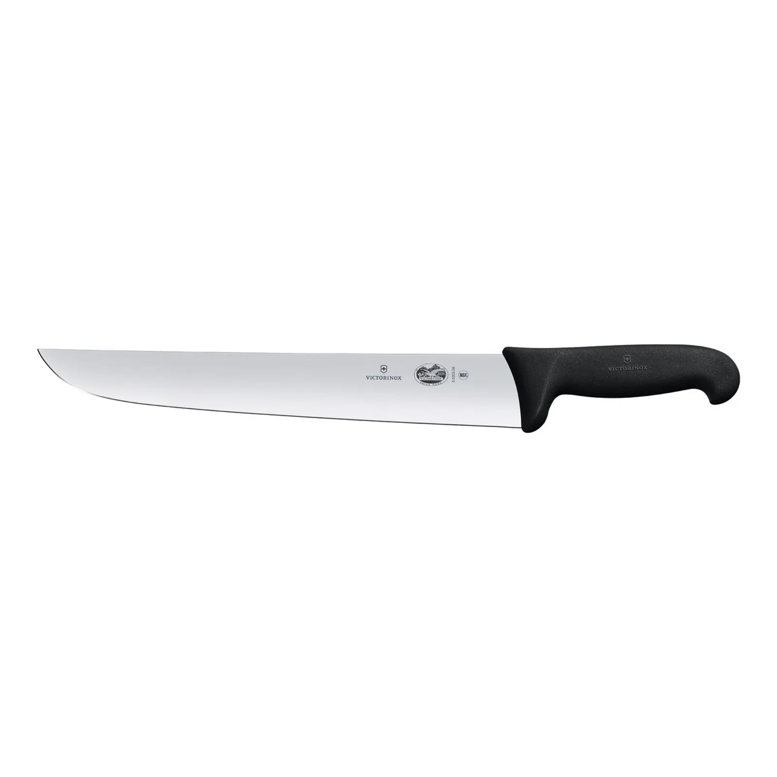 Victorinox 5.5203.36 - Butchers Knife, 36cm, Straight BackBlade, Fibrox - Black