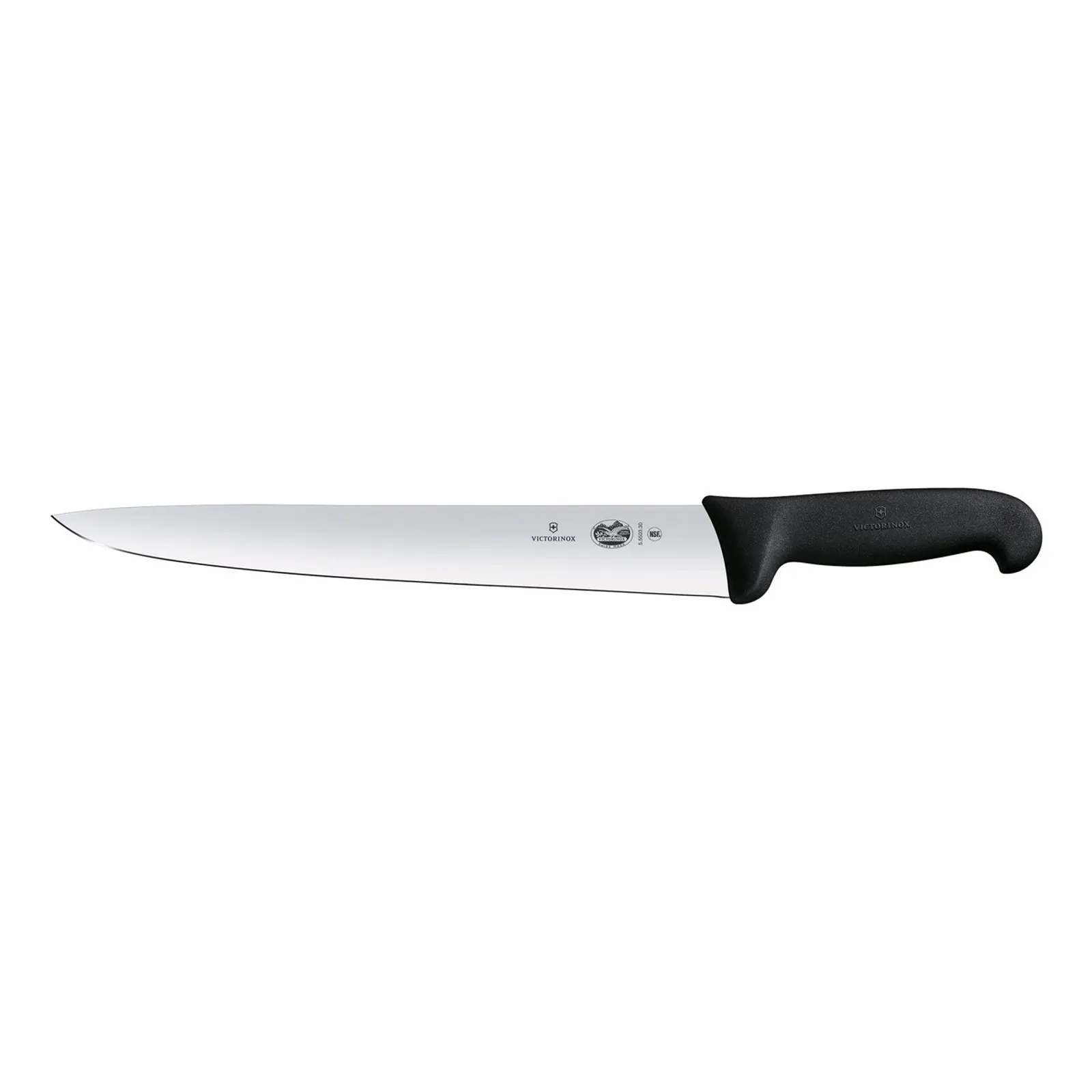 Victorinox 5.5503.30 - Cutlet Knife, 30cm, Straight Back Blade, Fibrox - Black