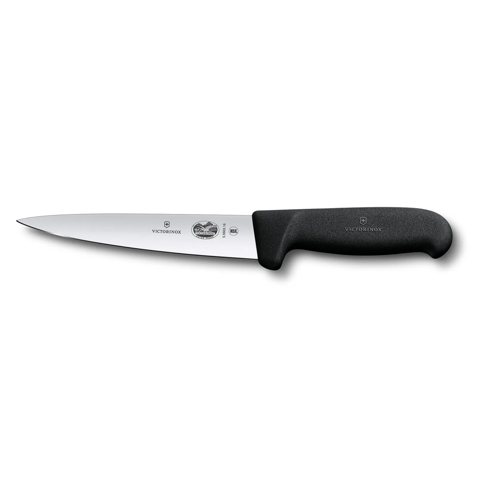 Victorinox 5.5603.14 - Sticking Knife, 14cm, Pointed Blade, Fibrox - Black