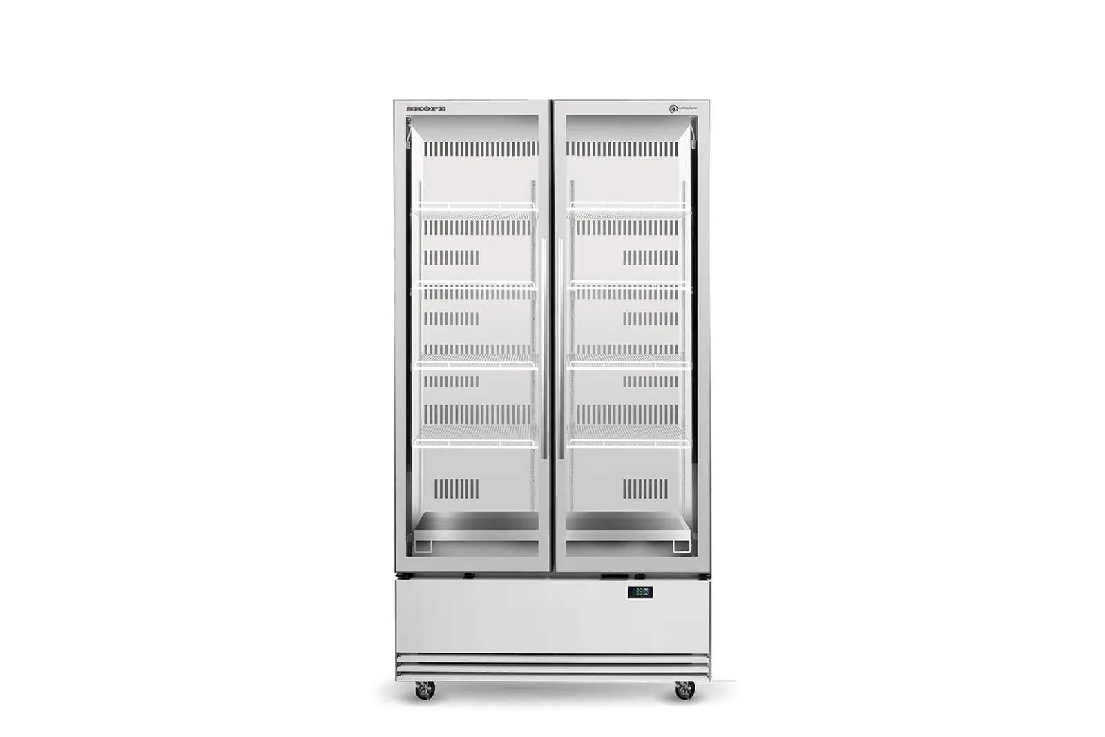 SKOPE SKB900N-A SKB ACTIVECORE Bottom Mount Two Door Display Fridge