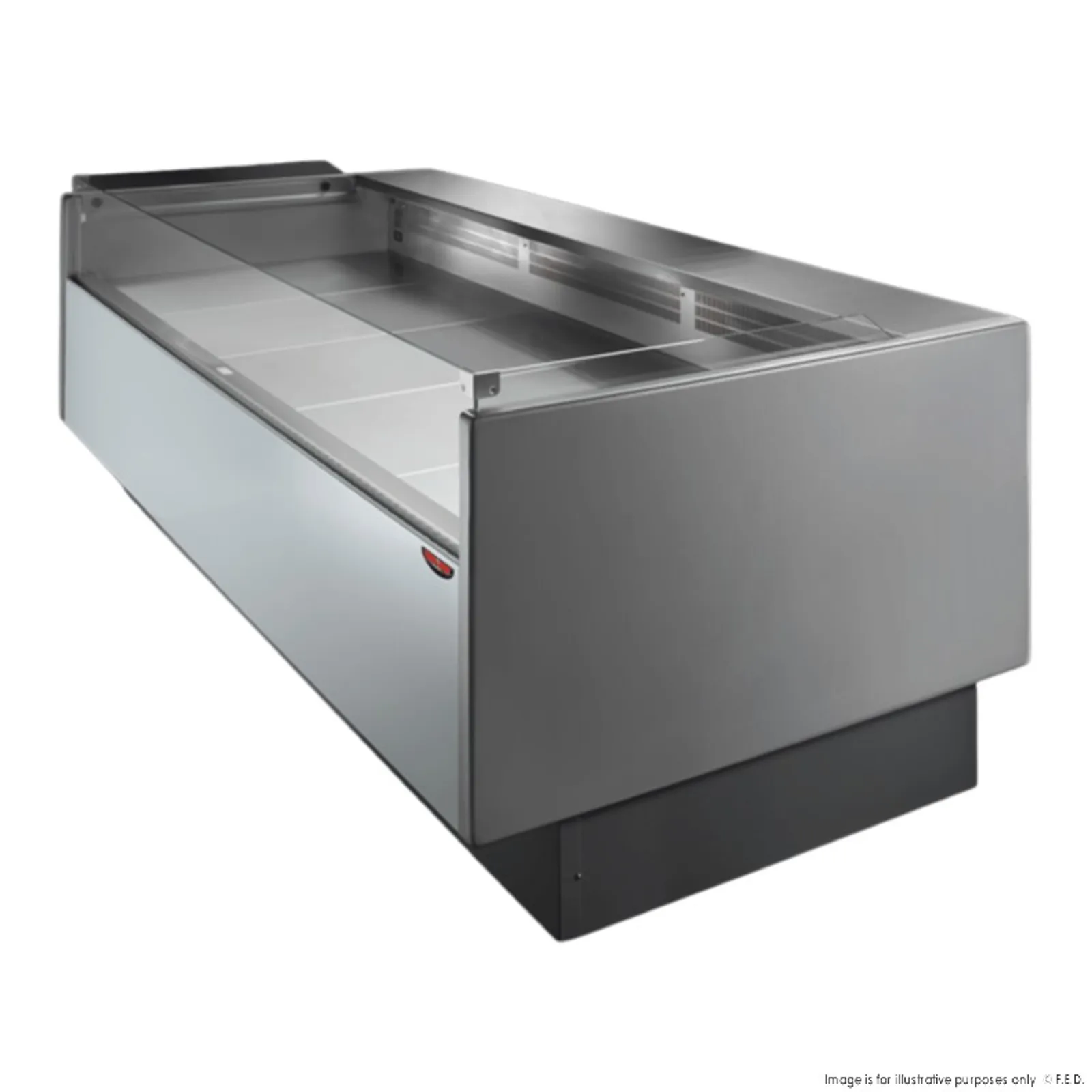 Tecnodom TDMR-0820SELF - Serie MR80 Black 2000mm Self-serving Deli Display