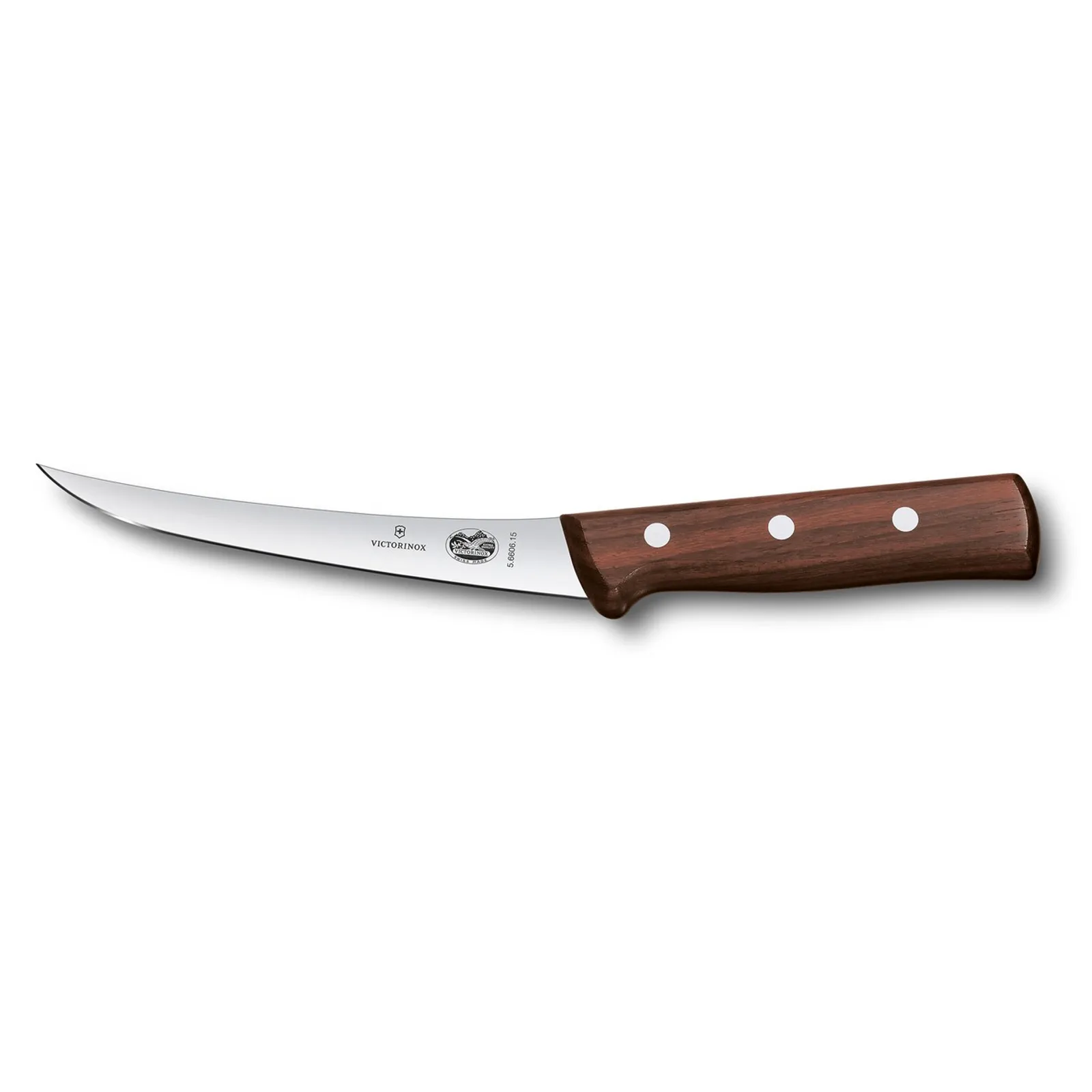 Victorinox 5.6606.15 - Boning Knife, 16cm Curved, American Handle - Wood