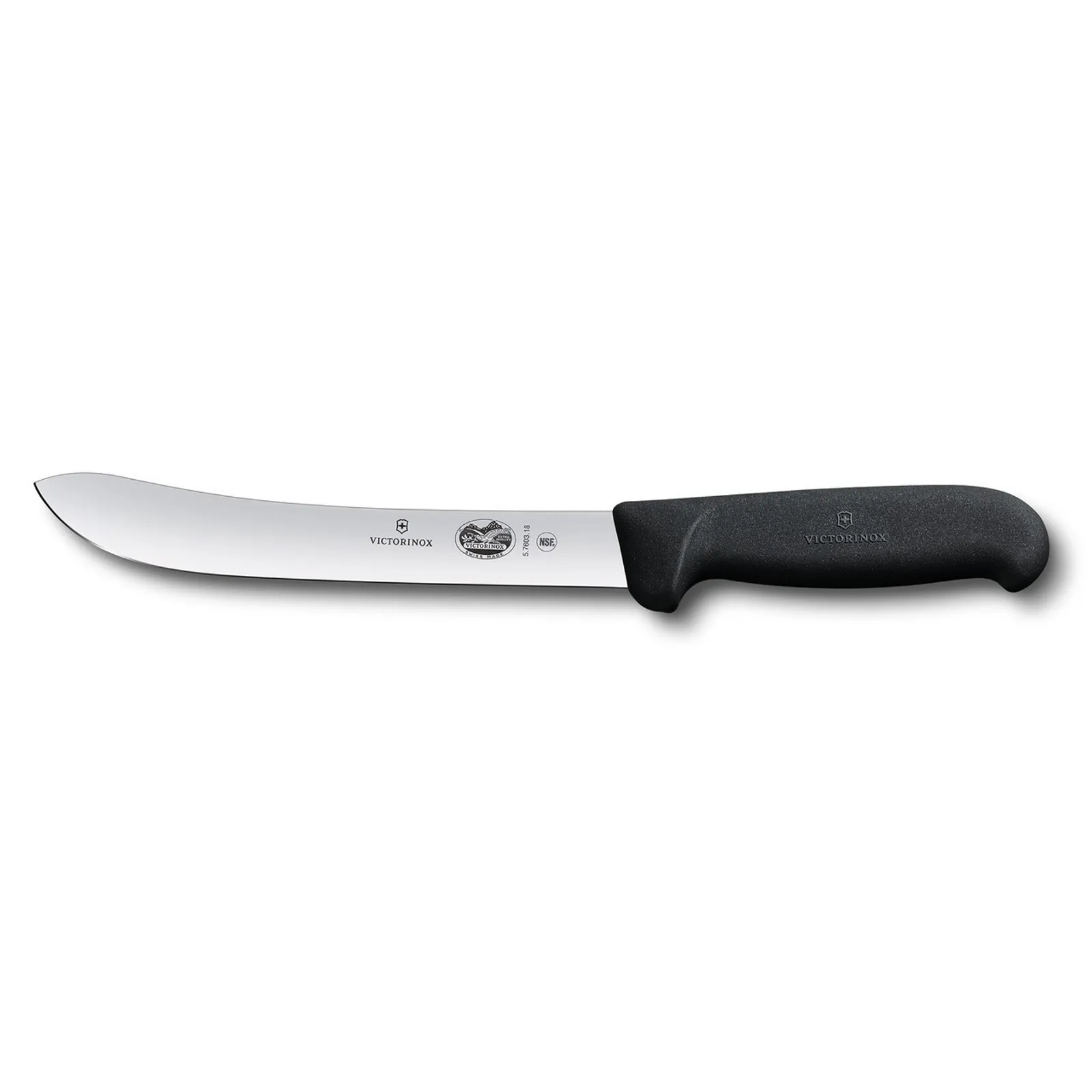 Victorinox 5.7603.15 - Butchers Knife, 15cm Heavy Stiff Blade, Fibrox - Black