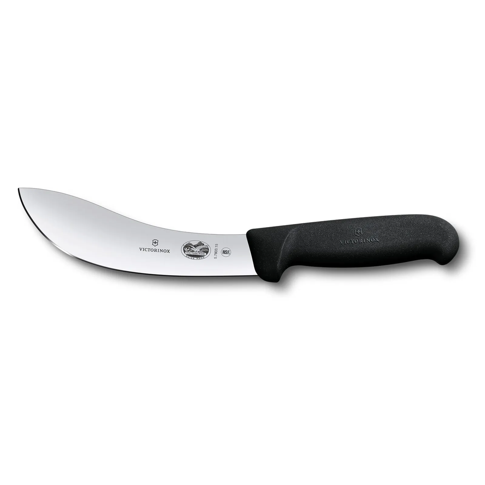 Victorinox 5.7803.15 - Skinning Knife, 15cm American Type, Fibrox - Black