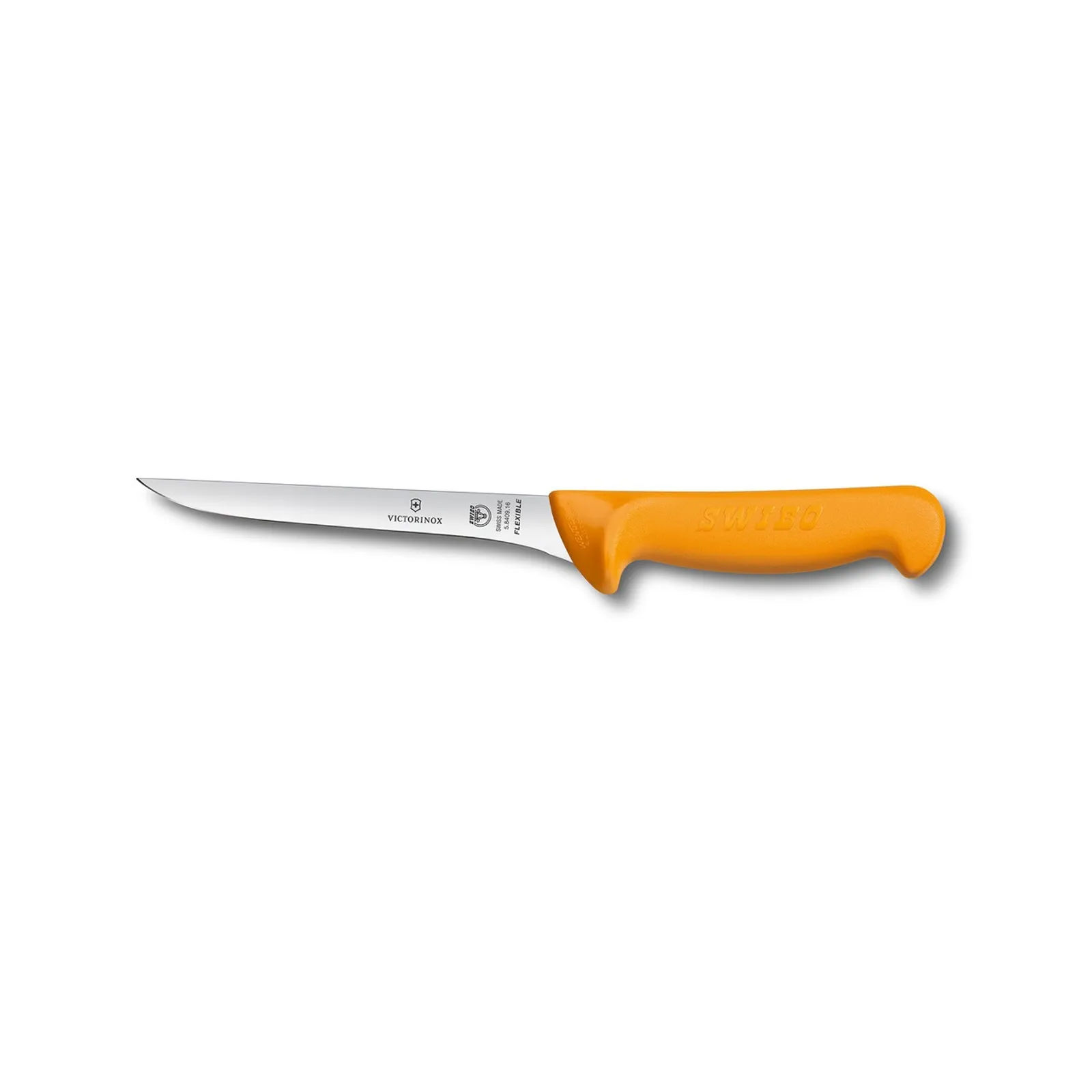 Victorinox 5.8409.16 - Swibo Boning Knife, 16cm, Flexible, Curved to Guard Yellow