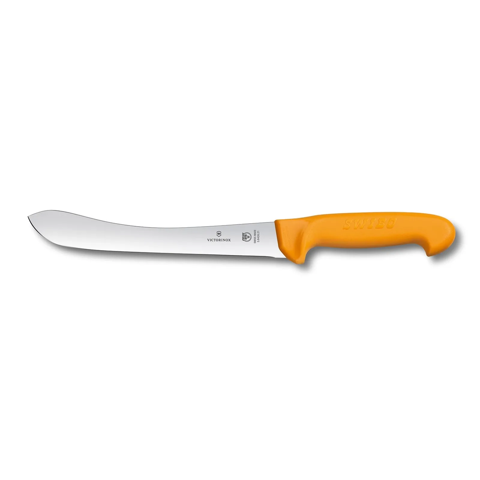 Victorinox 5.8426.21 - Swibo Butchers Knife, 21cm Wide Tip Blade - Yellow