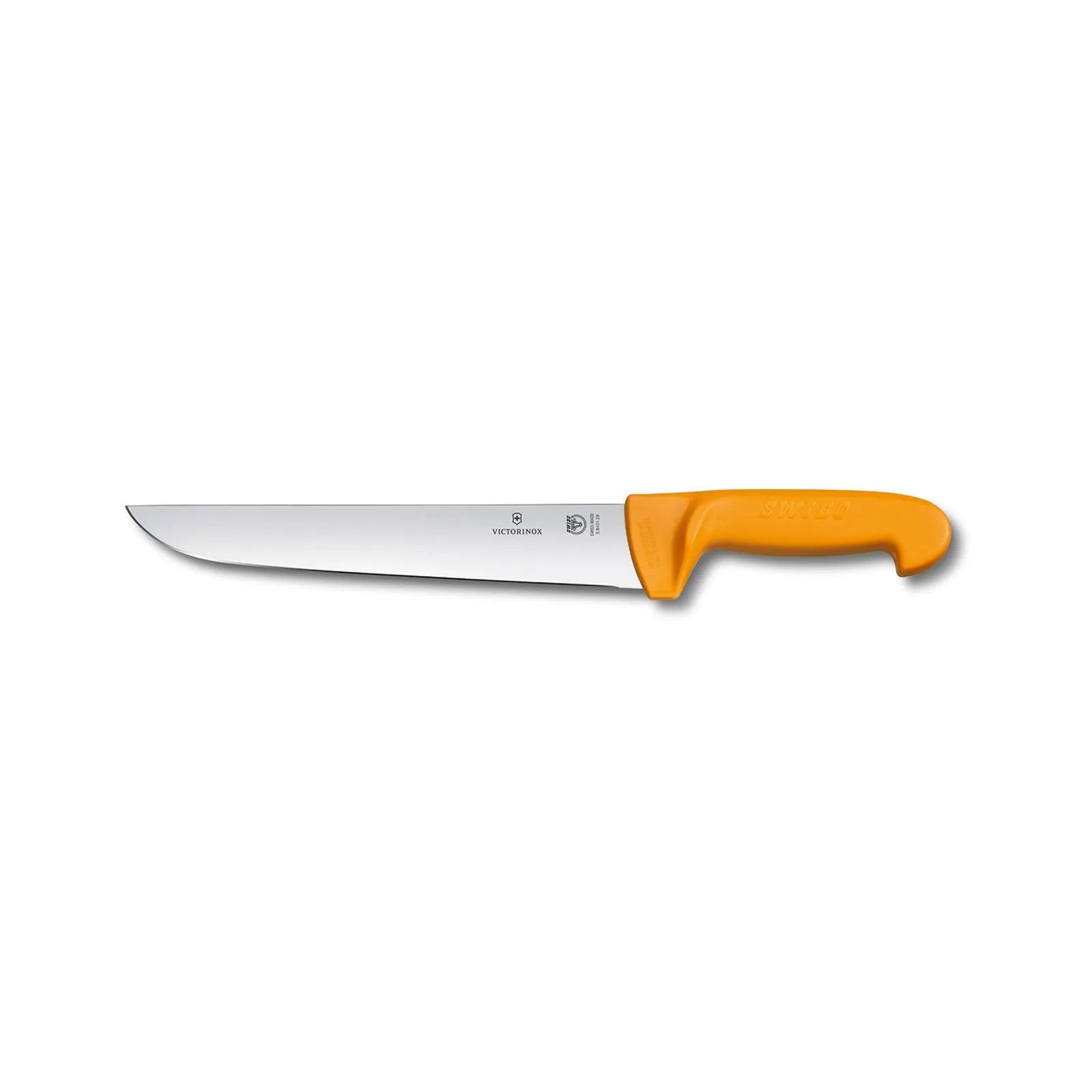 Victorinox 5.8431.21 - Swibo Butchers Knife, 21cm Straight Back Blade - Yellow