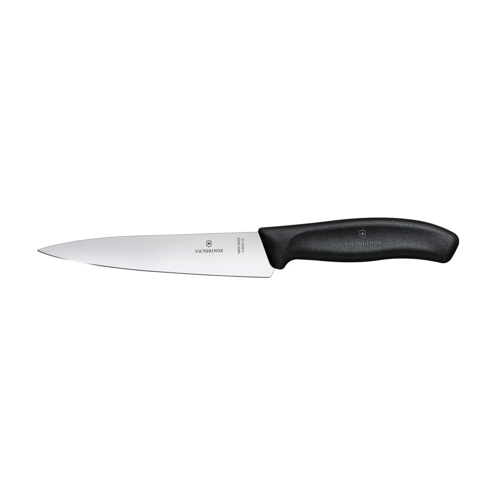 Victorinox 6.8003.15G - Cooks-Carving Knife 15cm, Classic, Black, Gift Boxed