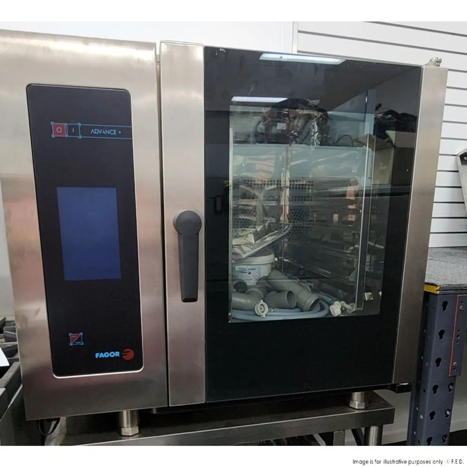 Fagor APE-061-QLD6 Ex-Showroom - Advanced Plus Electric 6 Trays Touchscreen Control Combi Oven