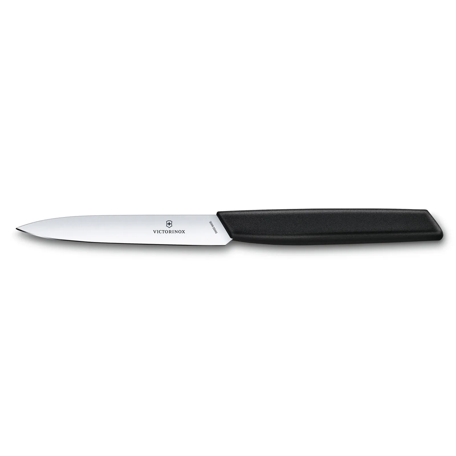 Victorinox 6.9003.10 - Swiss Modern Paring Knife, 10cm Straight Edge - Black