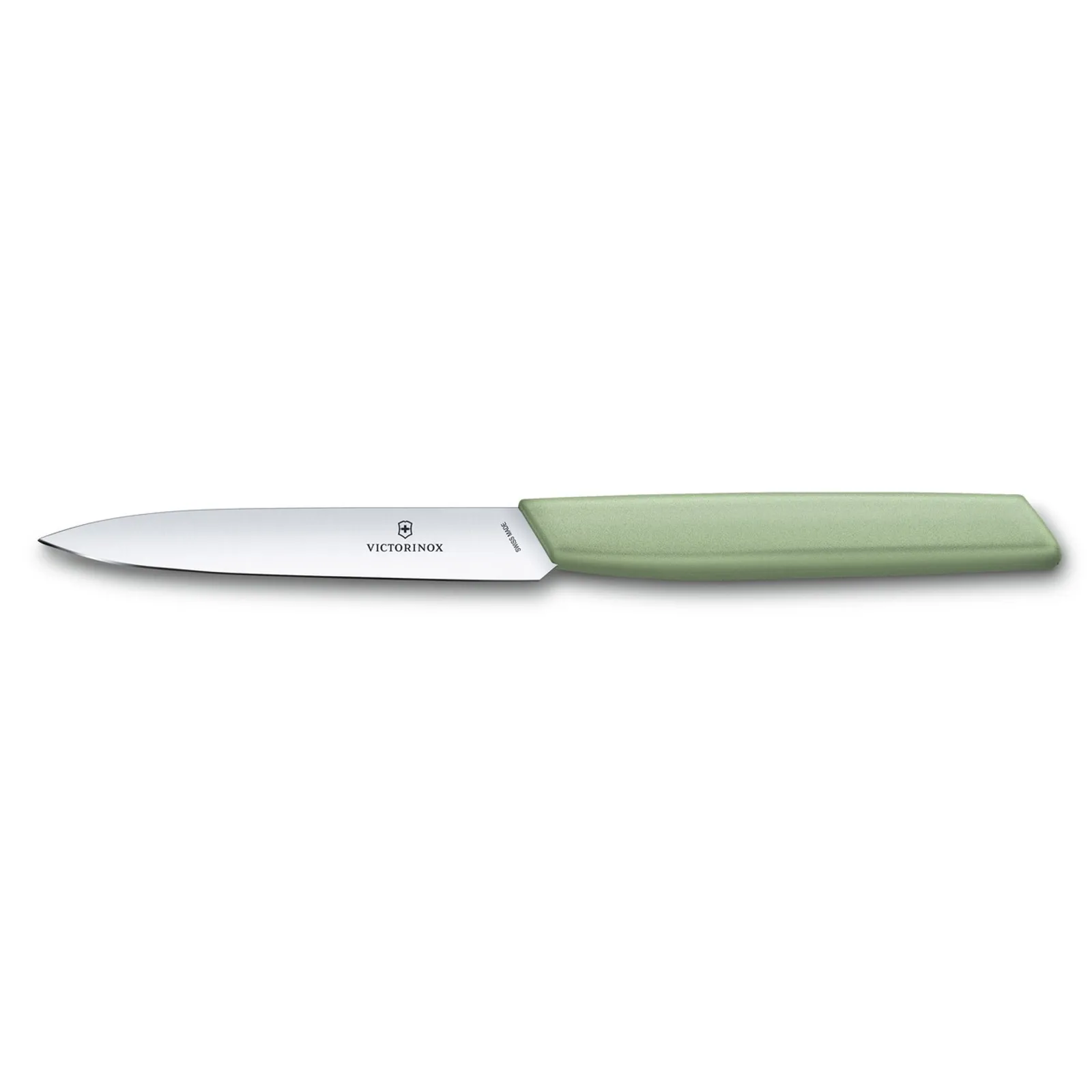 Victorinox 6.9006.1042 - Swiss Modern Paring Knife, 10cm Straight Edge - Moss