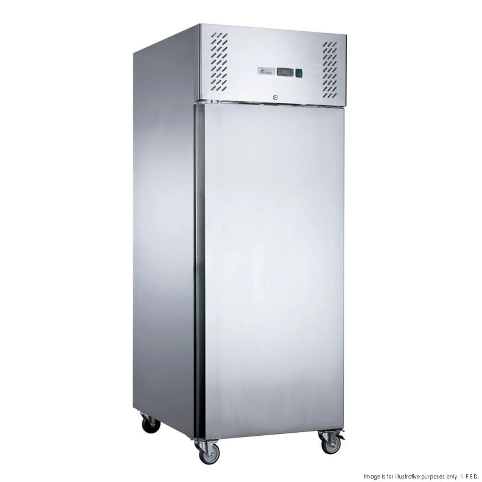 FED-X XURF400SFV - S/S Single Full Door Upright Freezer