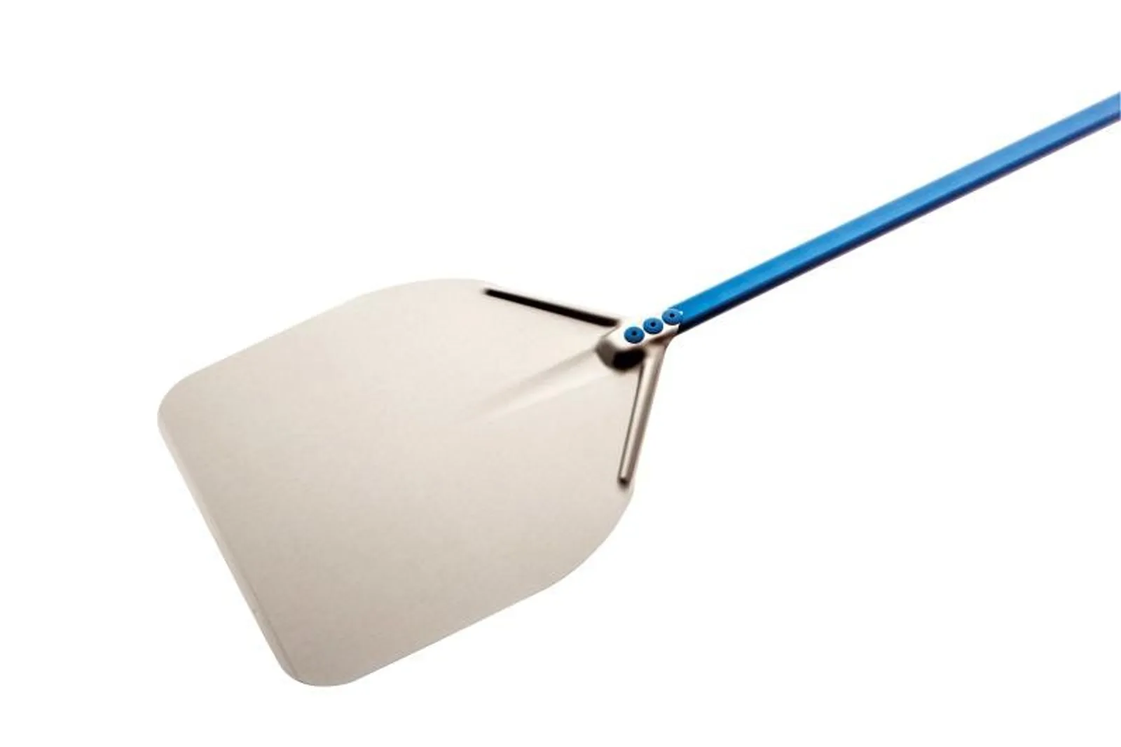GI Metal A-37R/120 - Azzurra 36cm Anodized Aluminum Pizza Peel with 120cm Handle