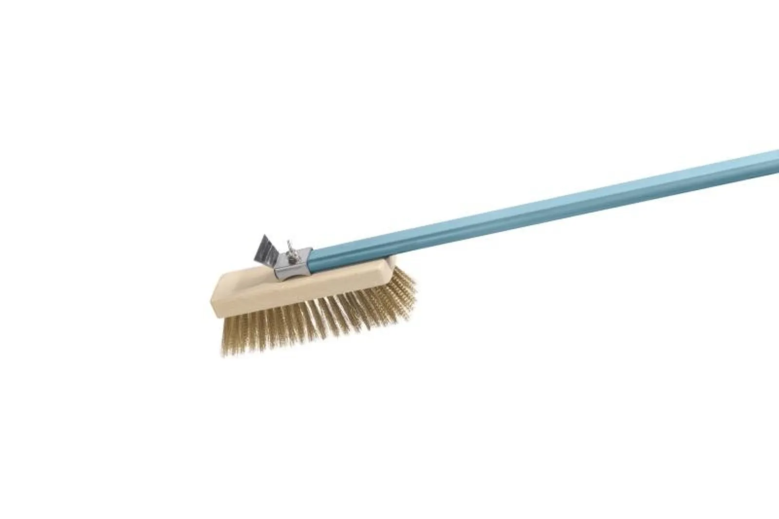 GI Metal ACE-SP/180 - Evoluzione Rotating Head Oven Brush Brass Bristles - 180cm Handle